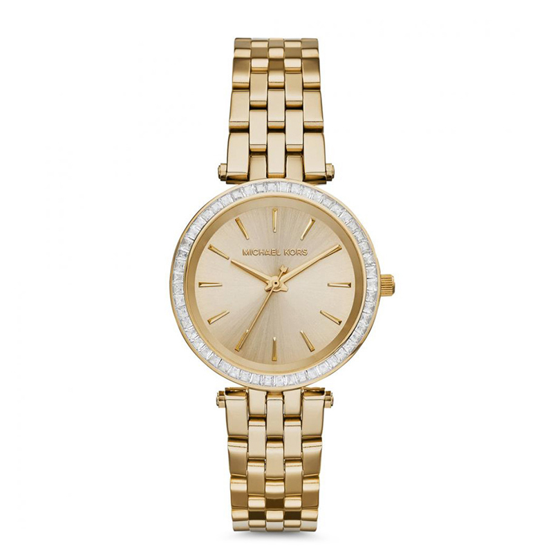 

Michael Kors Yellow Gold Diamond and Stainless Steel Mini Darci MK3365 Women's Wristwatch