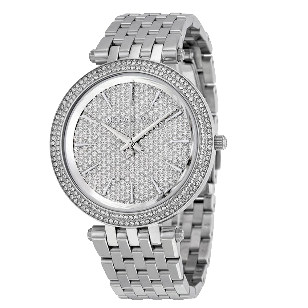 

Michael Kors Silver Pave Stainless Steel Darci MK3437 Women's Wristwatch