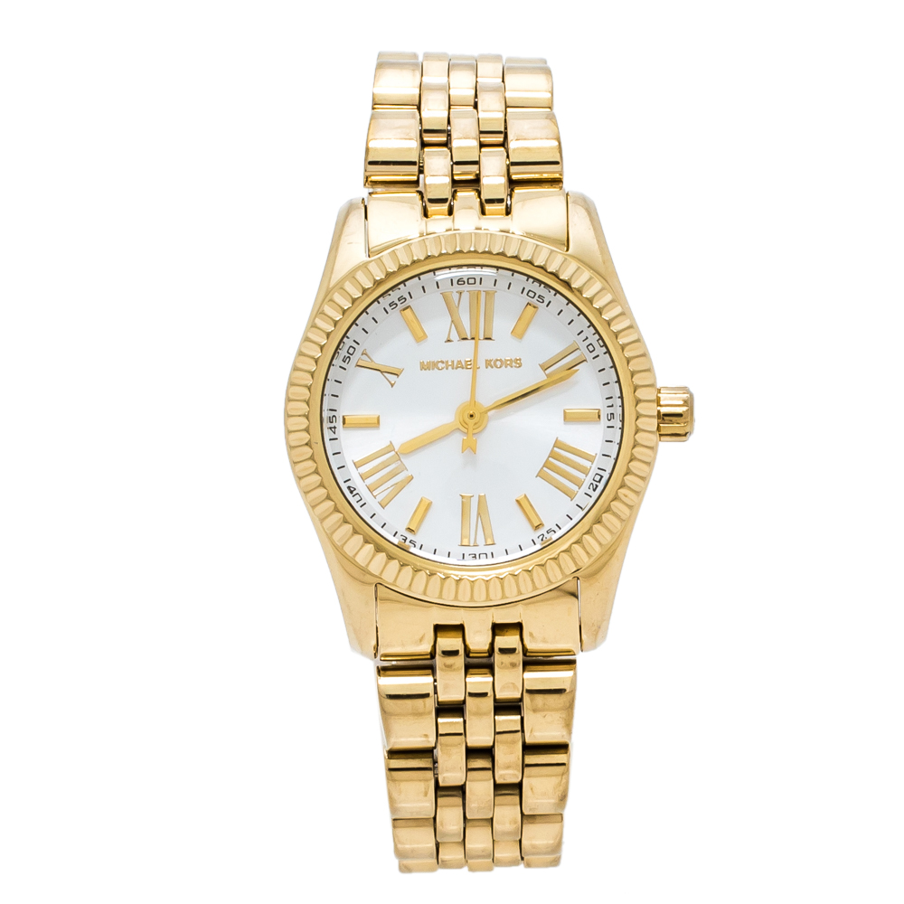 michael kors lexington petite gold