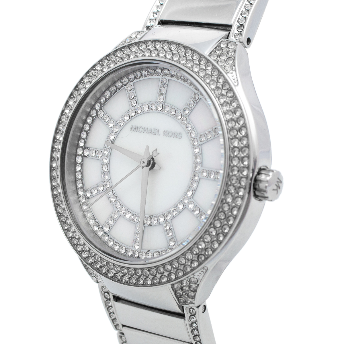 

Michael Kors Mother of Pearl Stainless Steel Kerry MK3311 Women's Wristwatch, White