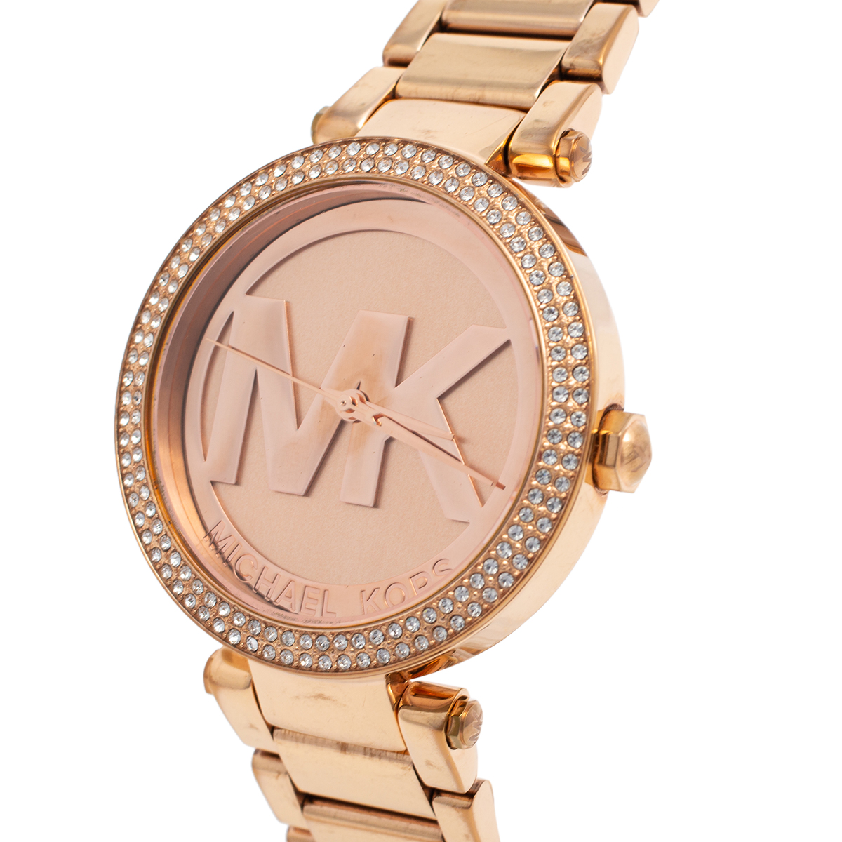 

Michael Kors Champagne Rose Gold Plated Stainless Steel Parker MK5865 Women's Wristwatch