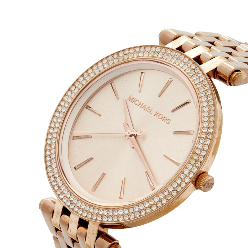 

Michael Kors Champagne Rose Gold Plated Stainless Steel Darci MK3192 Women's Wristwatch