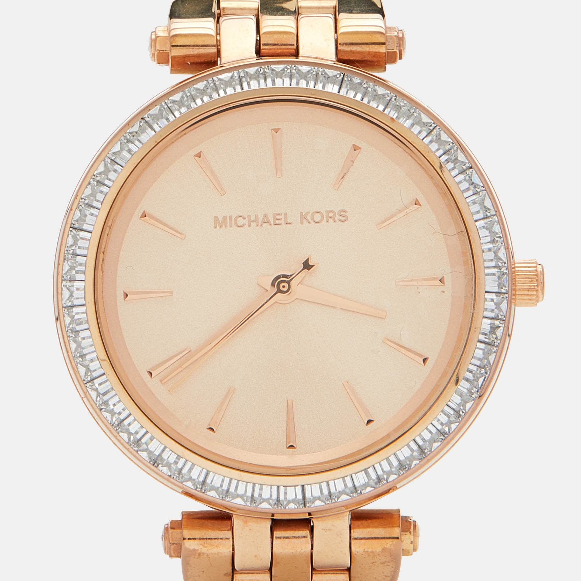 

Michael Kors Champagne Rose Gold Plated Stainless Steel Darci MK3366 Women's Wristwatch