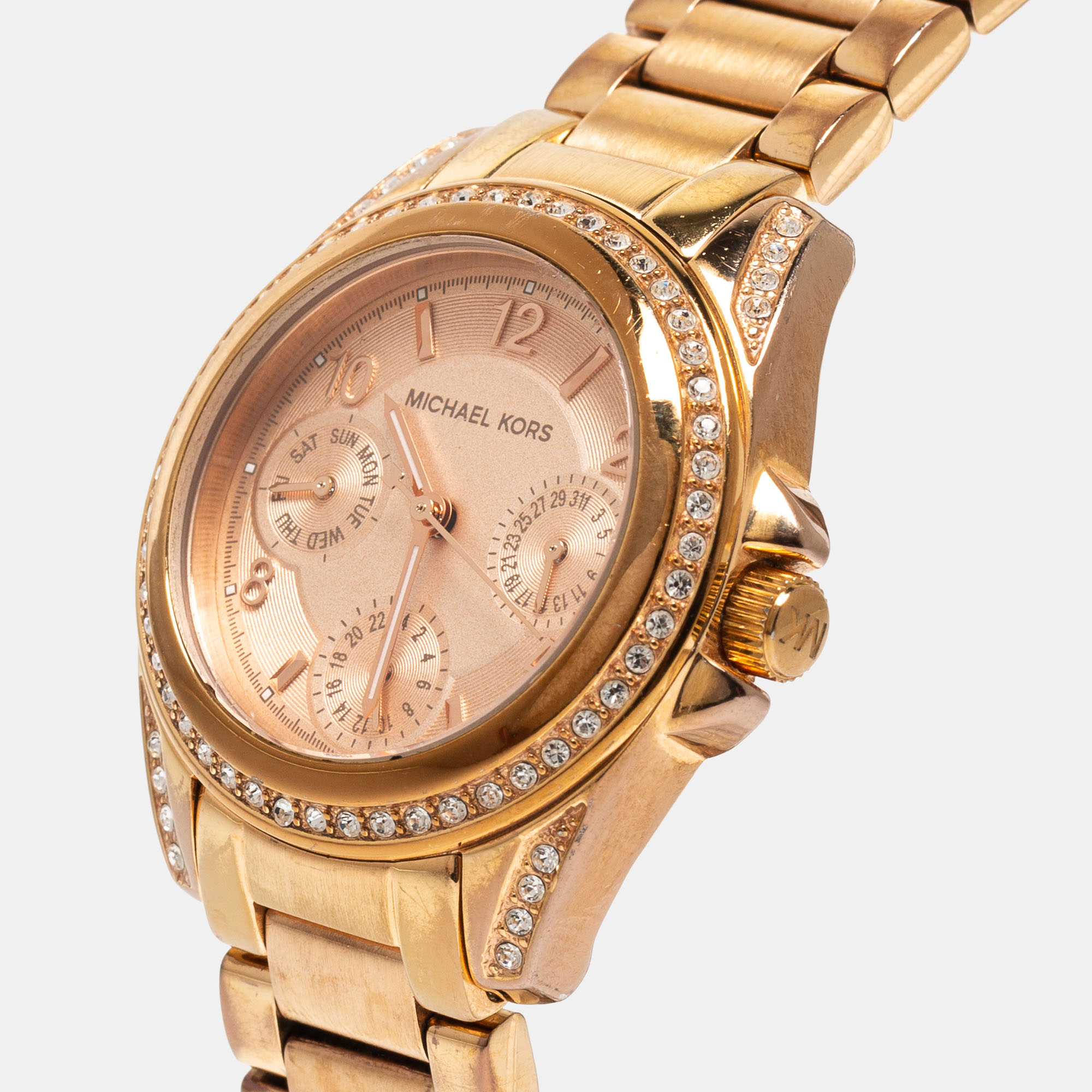 

Michael Kors Champagne Rose Gold Plated Stainless Steel Blair MK5613 Women's Wristwatch