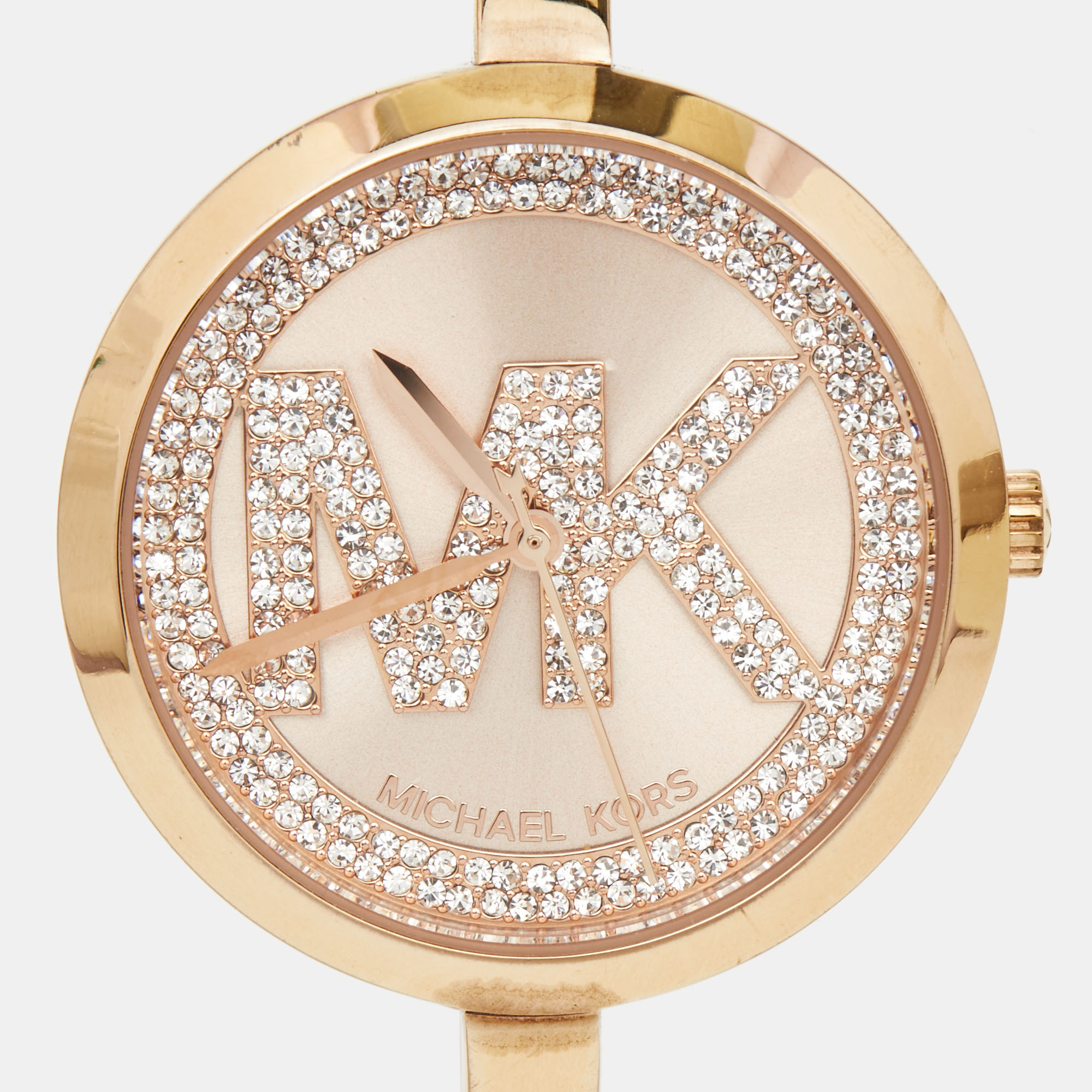 

Michael Kors Champagne Rose Gold Plated Stainless Steel Blakley MK3631 Women's Wristwatch