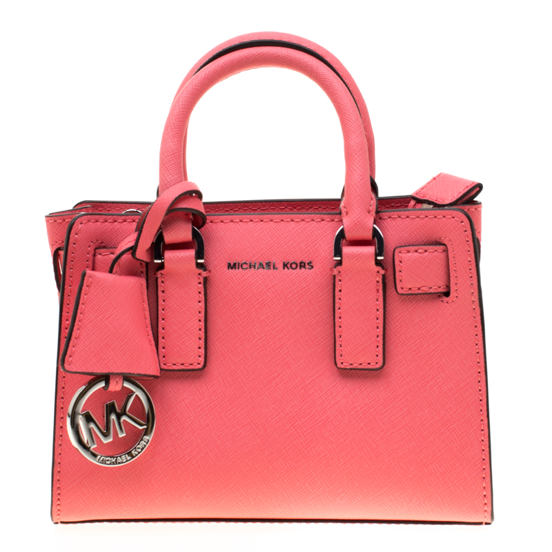 michael kors coral handbag
