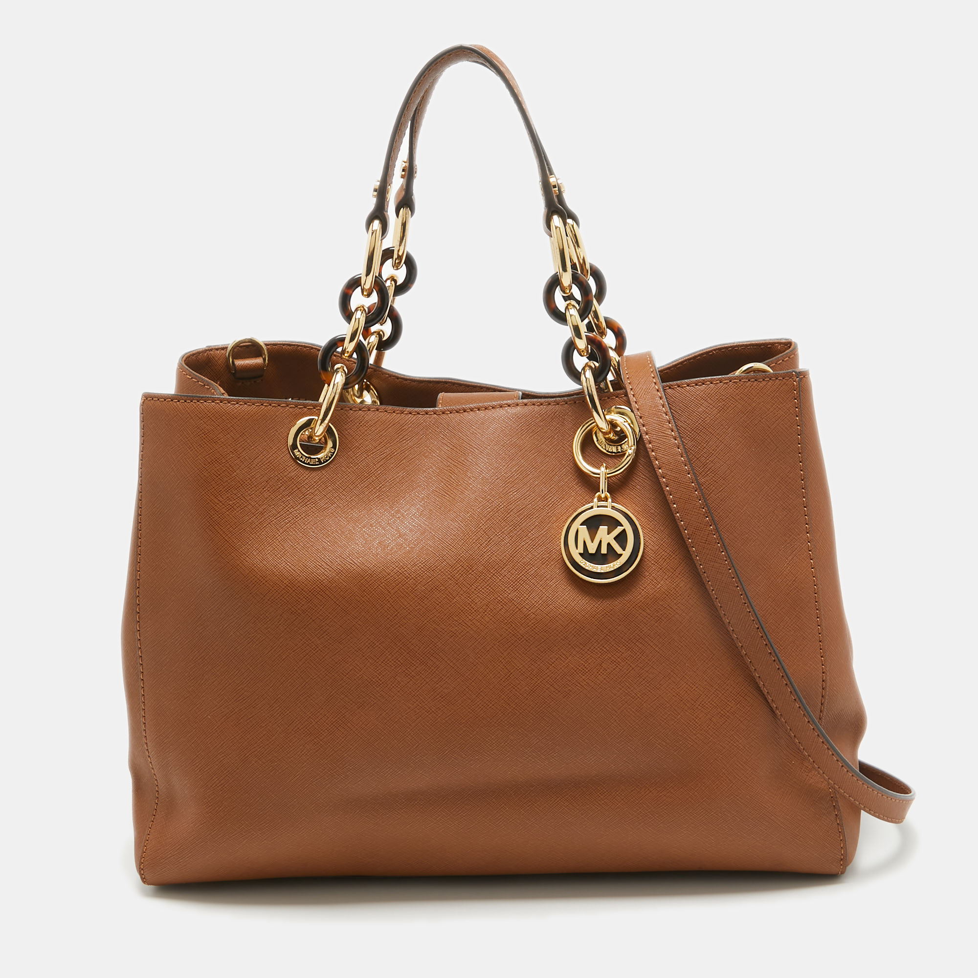 

MICHAEL Michael Kors Brown Leather Cynthia Tote