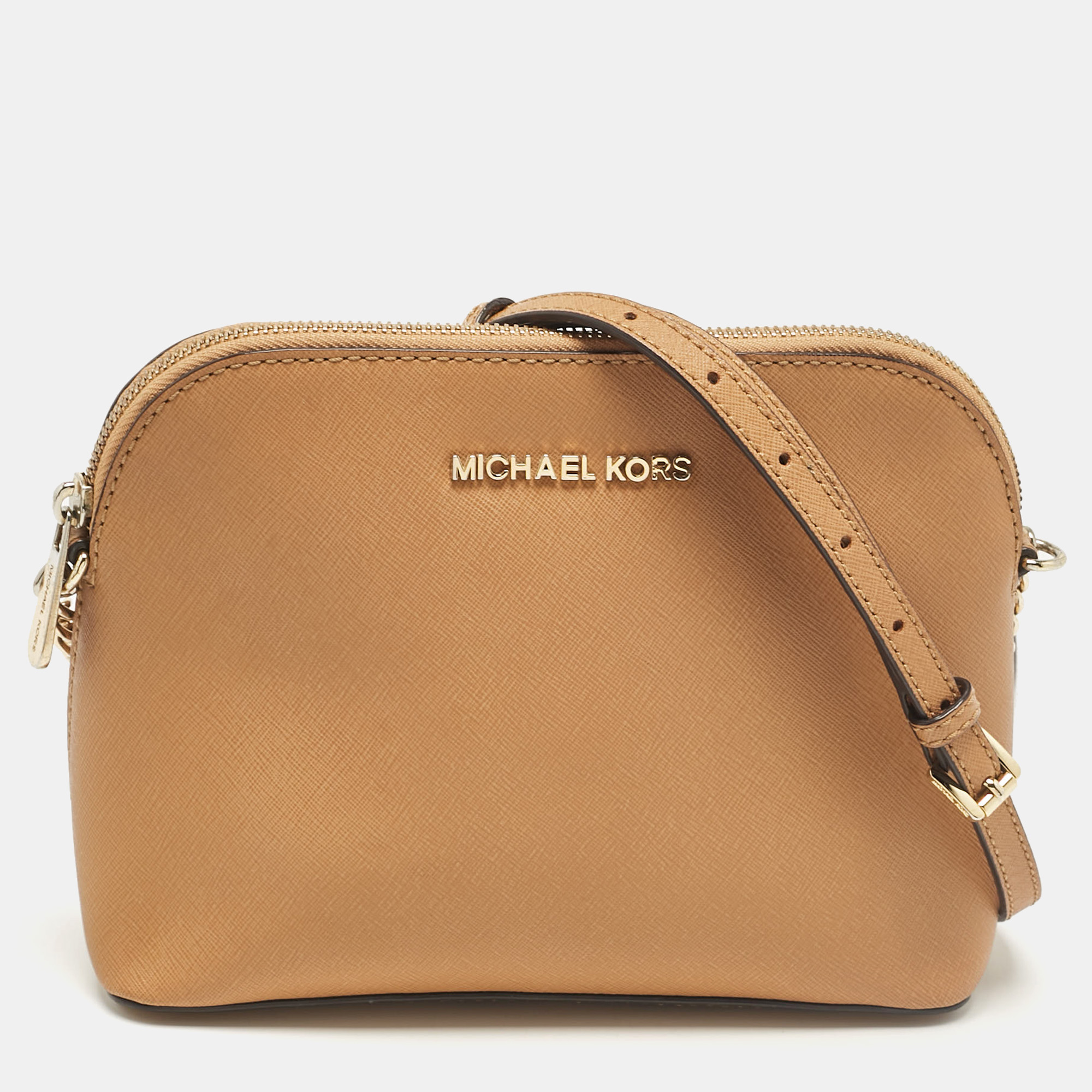 

MICHAEL Michael Kors Tan Leather Cindy Crossbody Bag