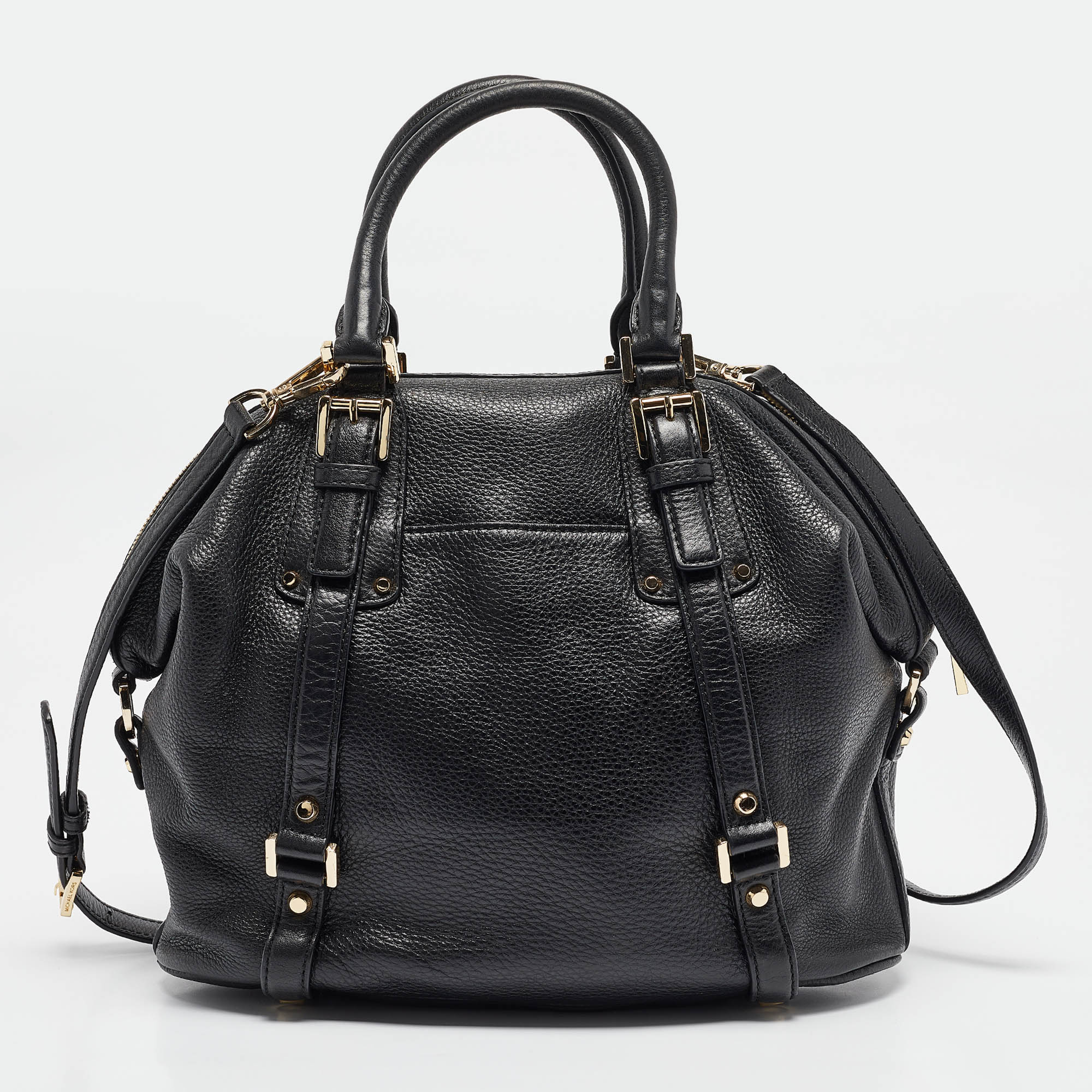 

MICHAEL Michael Kors Black Leather Bedford Legacy Satchel