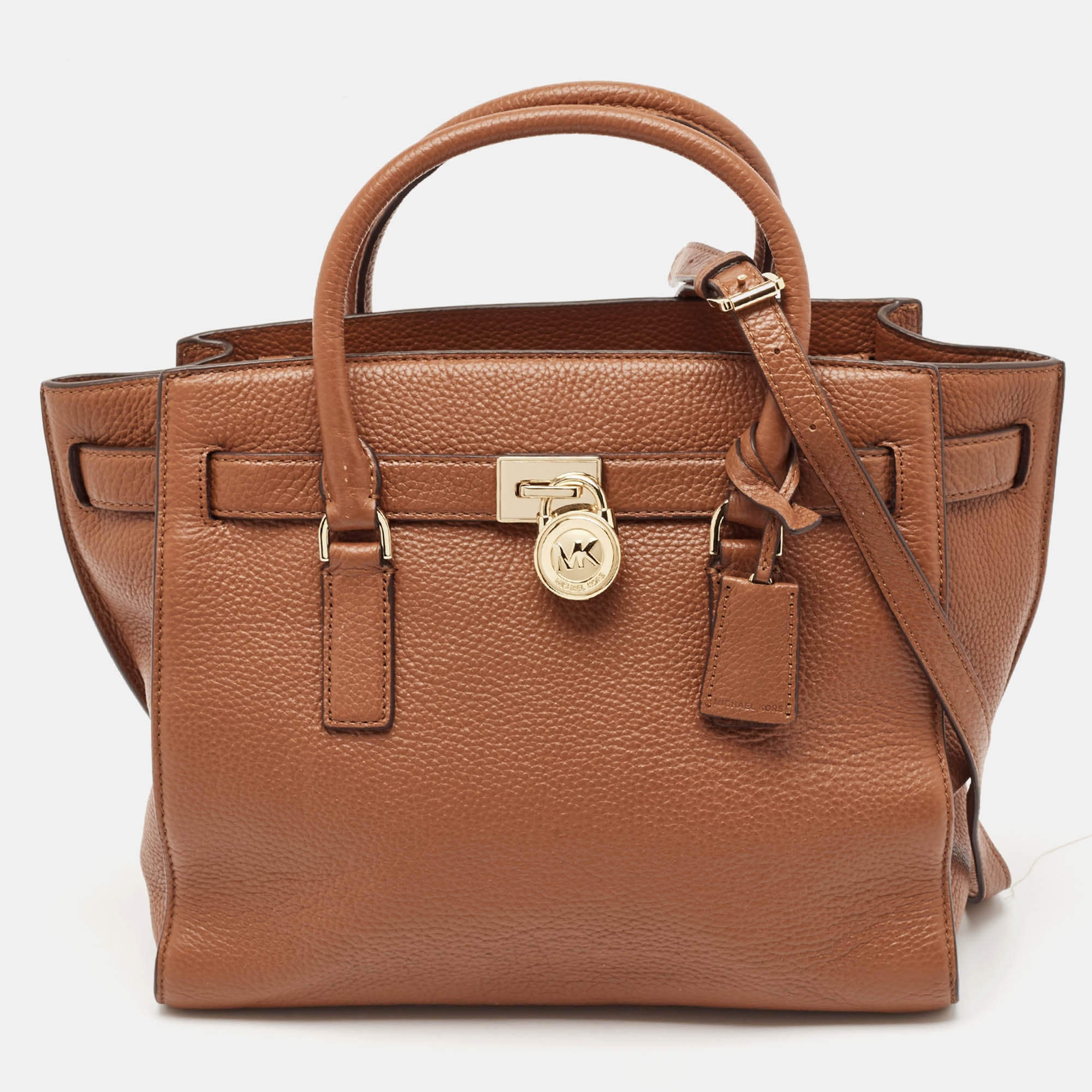 

MICHAEL Michael Kors Brown Leather  Hamilton Traveler Tote