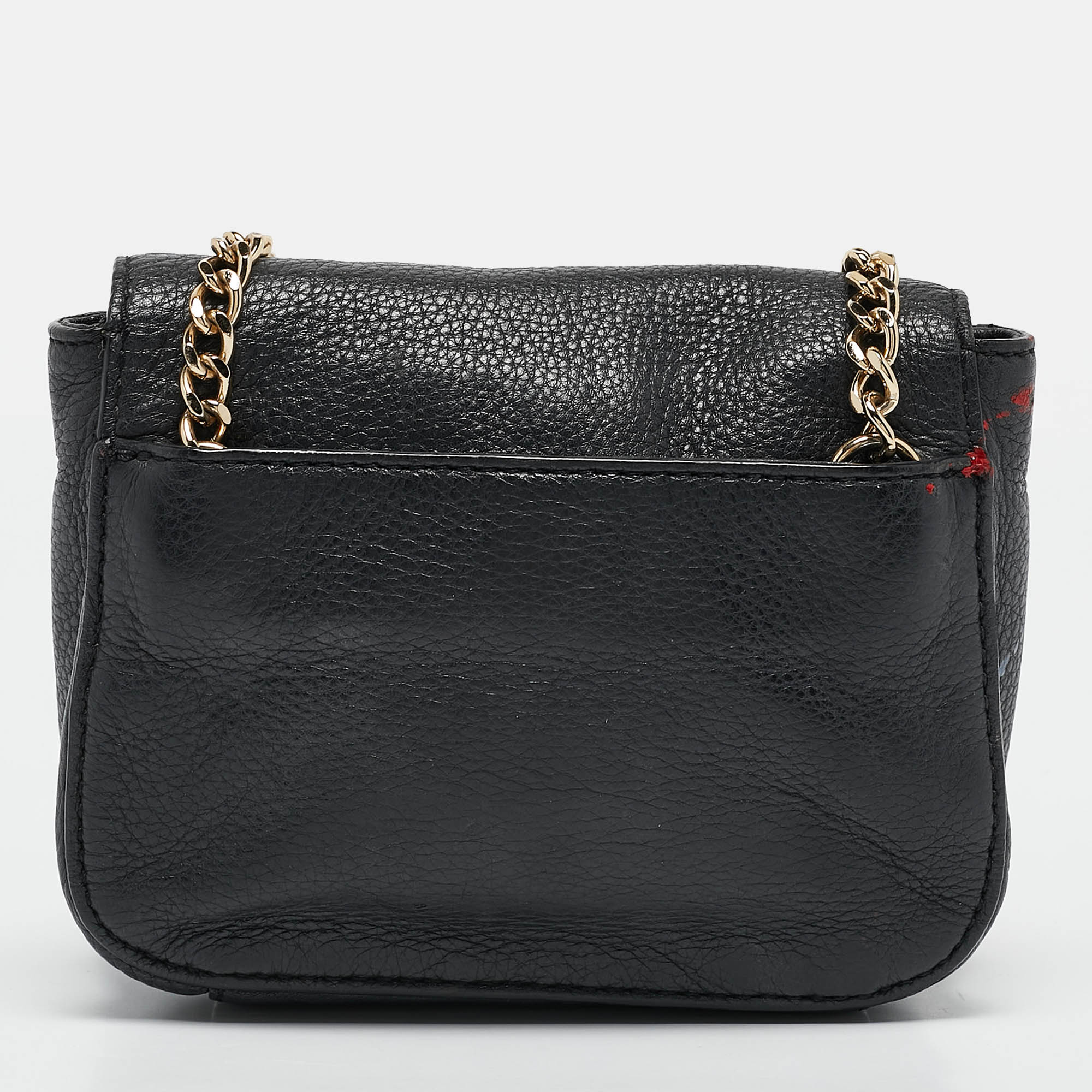 MICHAEL Michael Kors Black Leather Fulton Crossbody Bag 