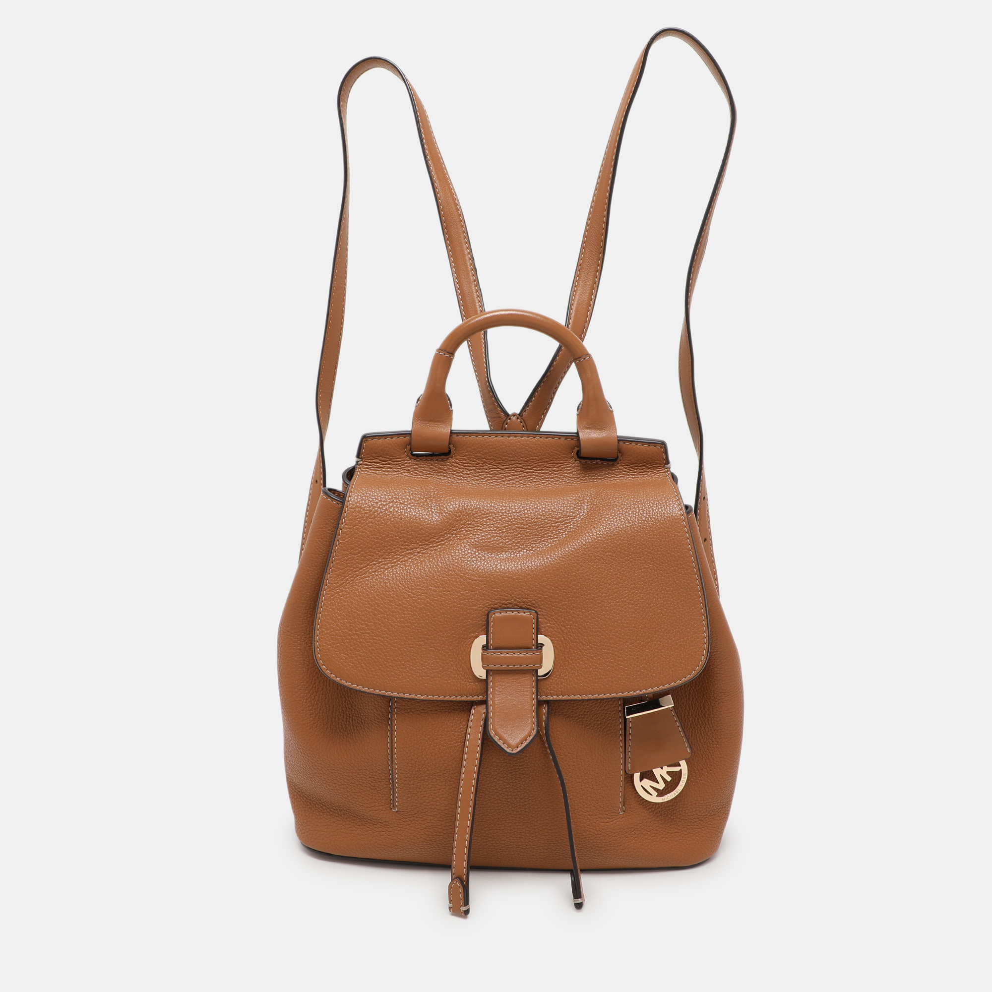 

MICHAEL Michael Kors Brown Leather Medium Romy Backpack