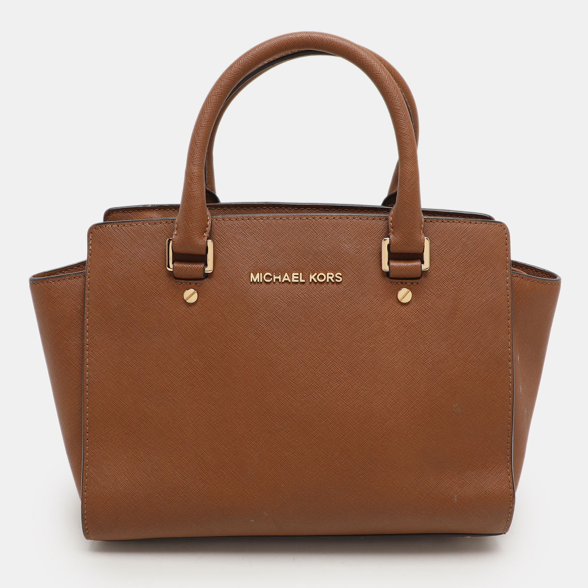 

MICHAEL Michael Kors Brown Leather Medium Selma Satchel