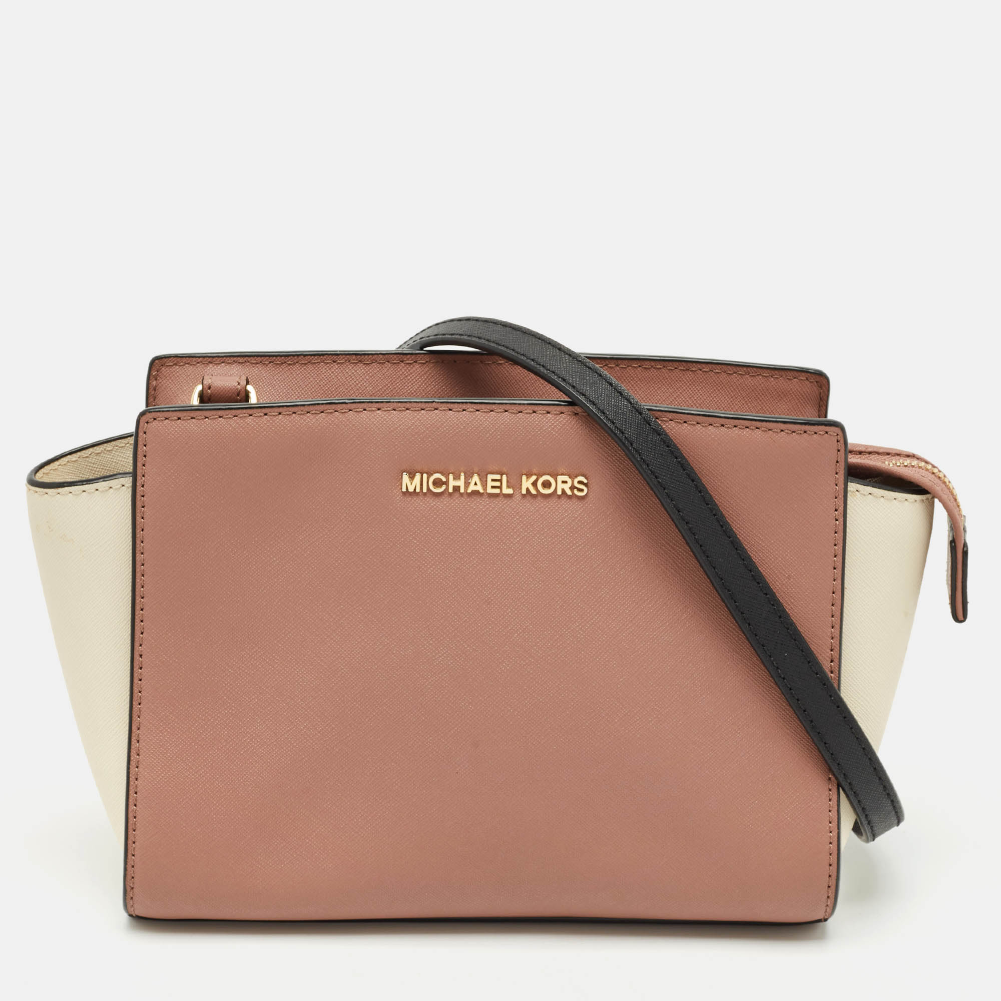 

MICHAEL Michael Kors Tricolor Leather  Selma Crossbody Bag, Multicolor