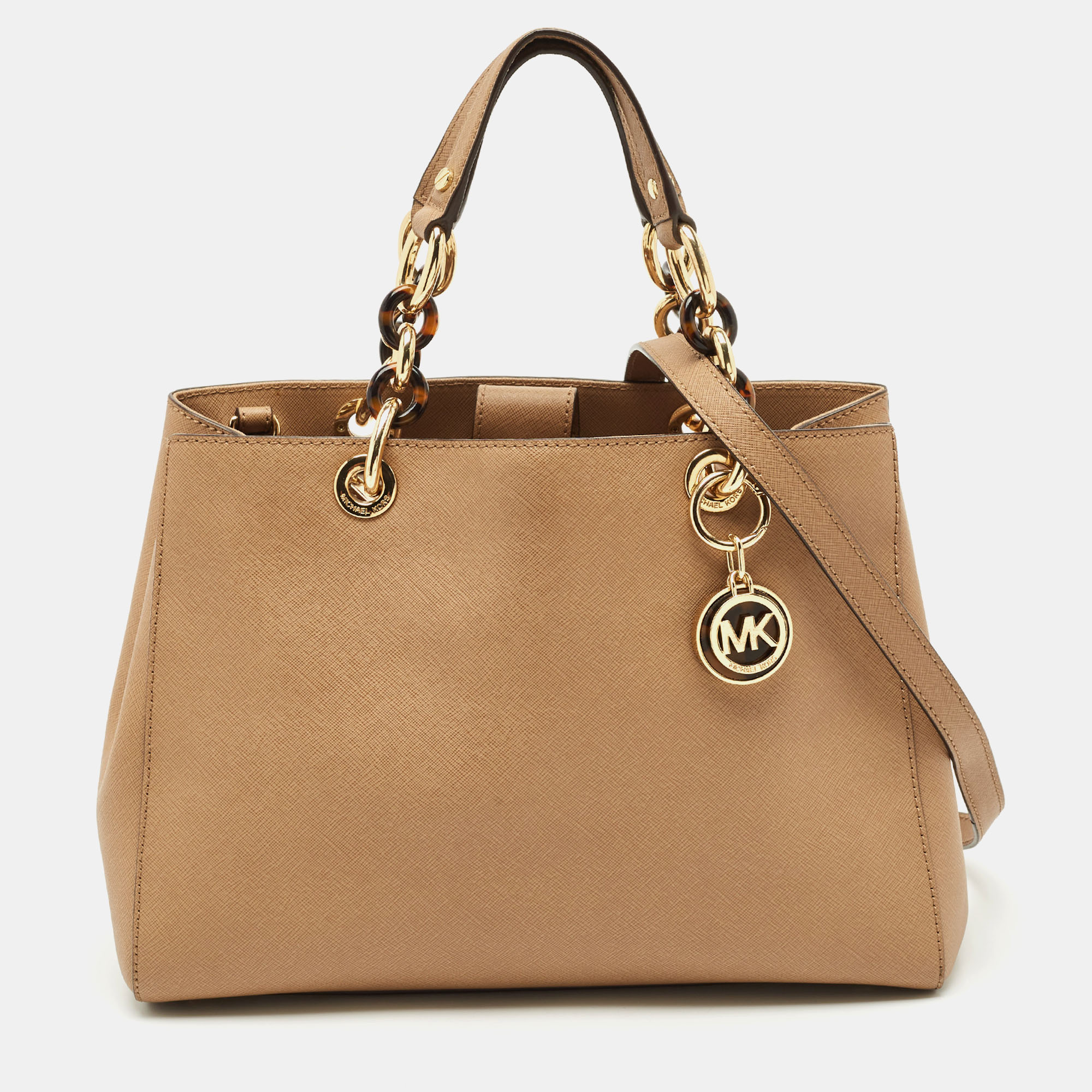 

MICHJAEL Michael Kors Brown Leather Medium Cynthia Tote