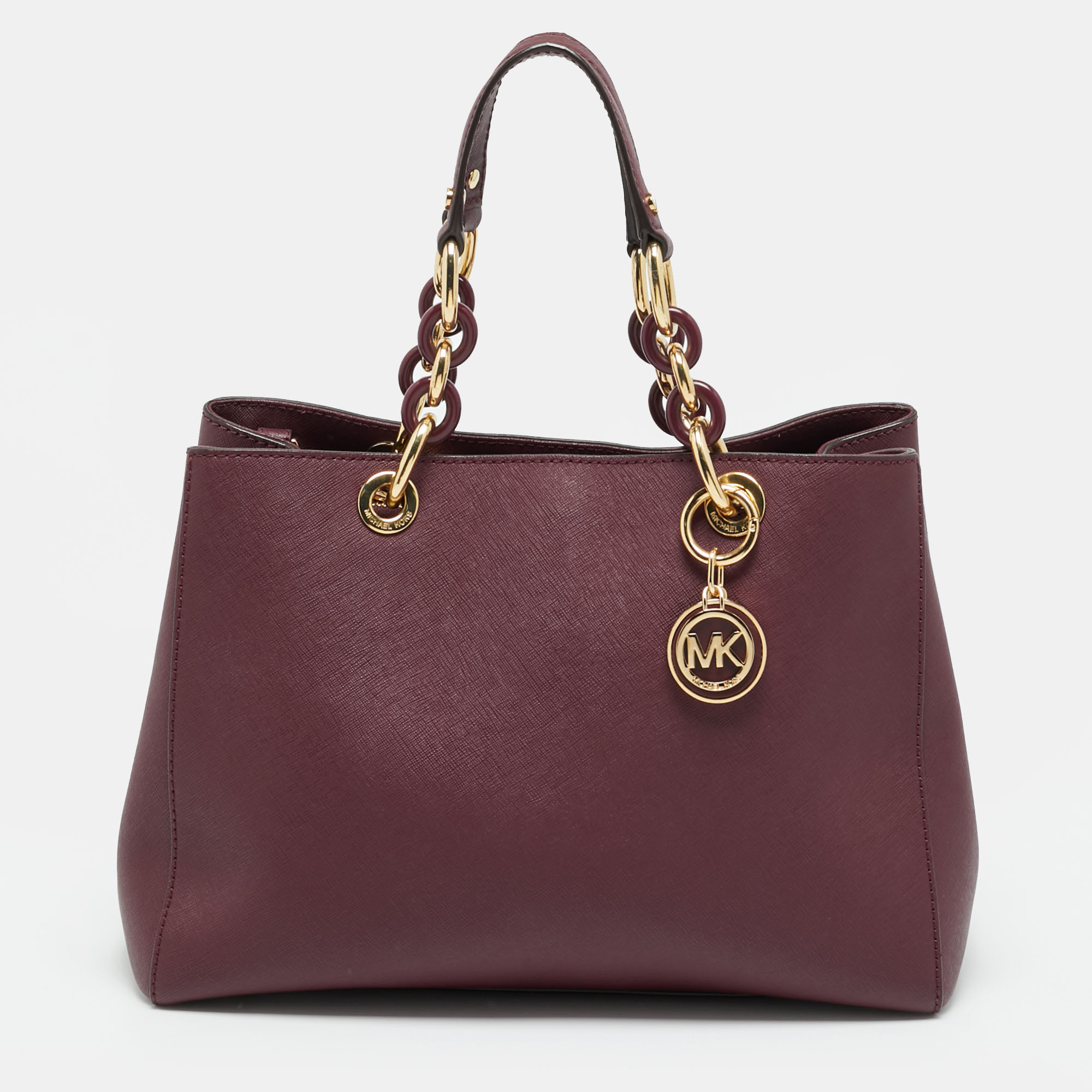 

MICHAEL Michael Kors  Burgundy Leather Totes Bag