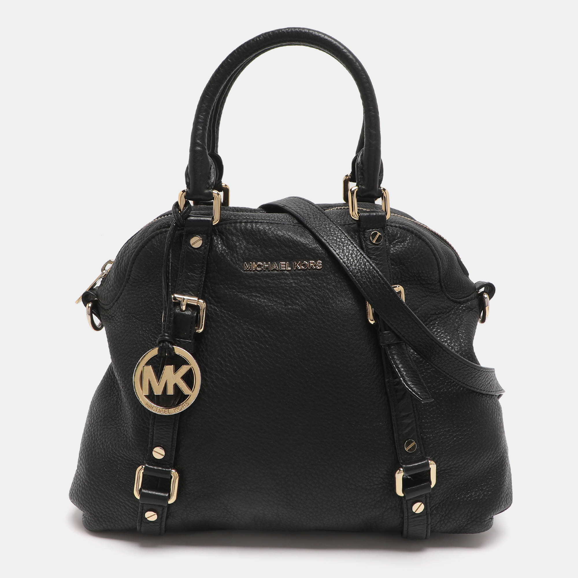 

MICHAEL Michael Kors Bedford Black Leather Satchel