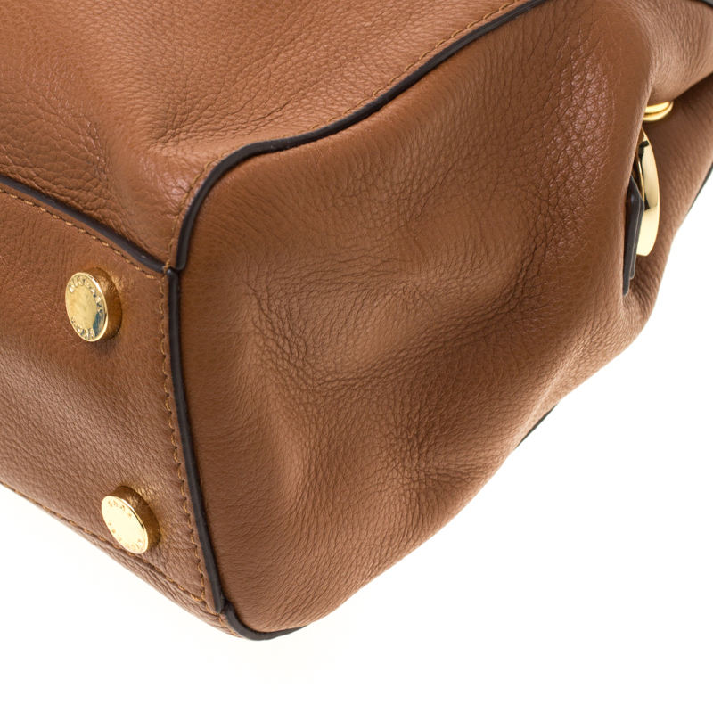 michael kors tan leather purse