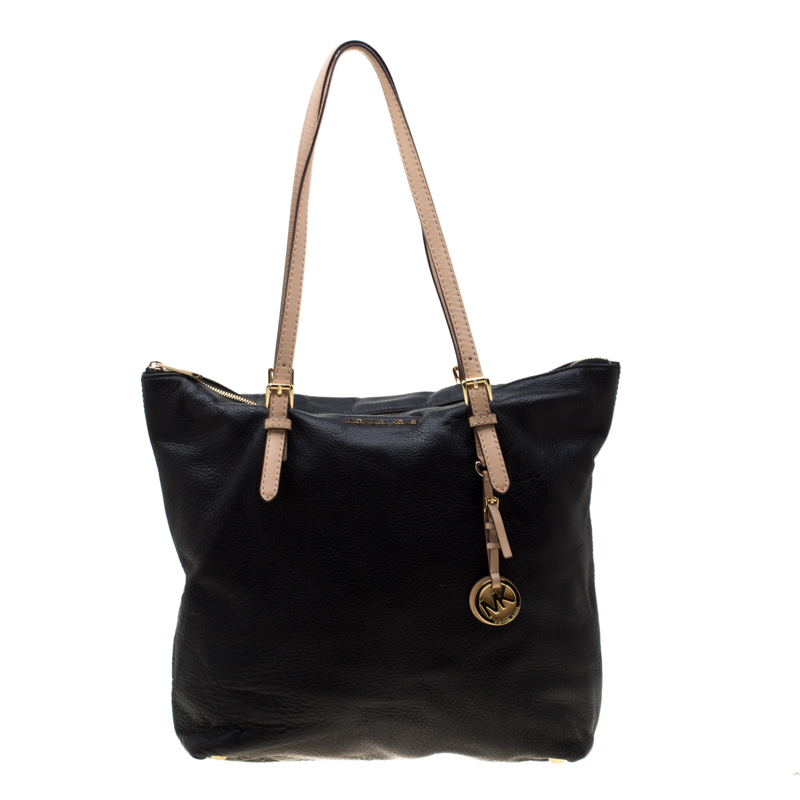 michael kors black jet set tote