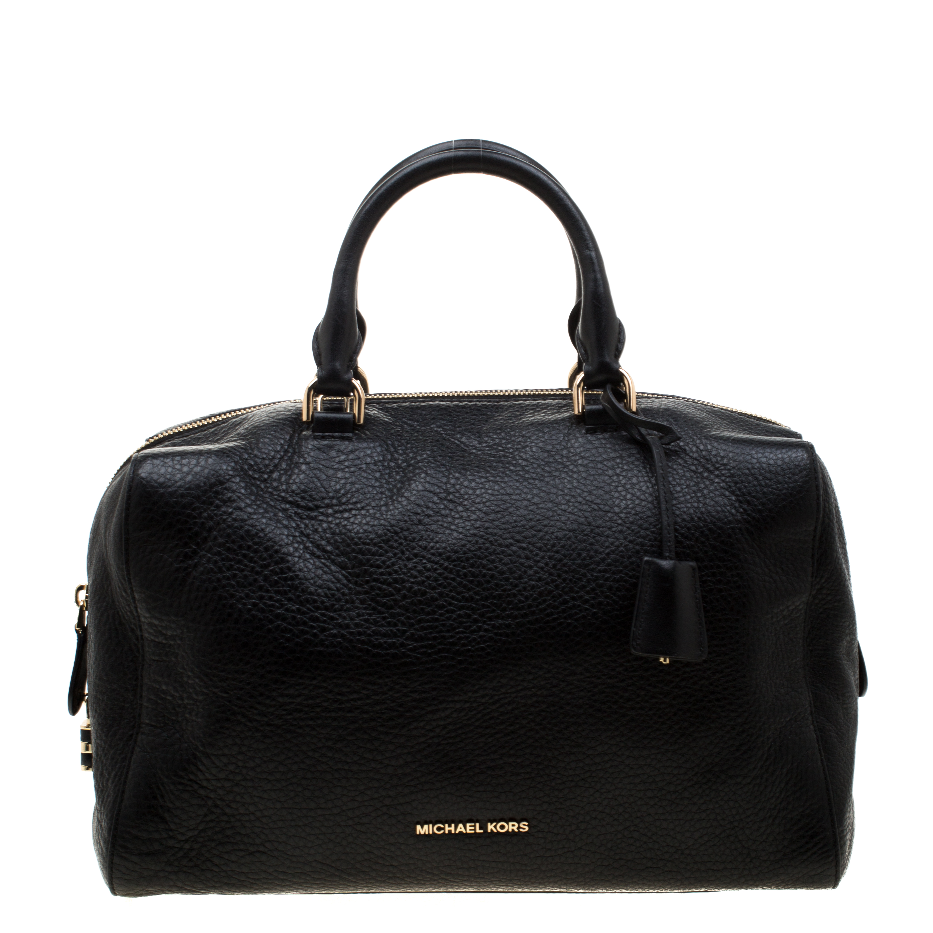 Pre Owned حقيبة مايكل كورس جلد سوداء