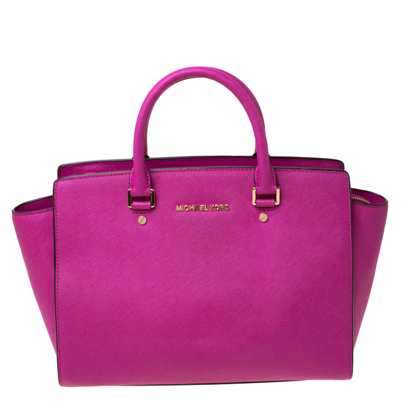 michael kors shopper pink