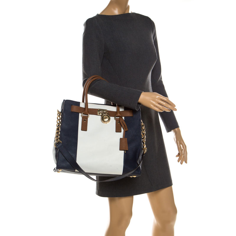 

MICHAEL Michael Kors Multicolor Leather Hamilton Tote