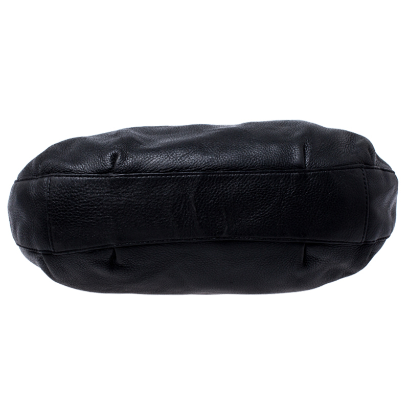 Pre-owned Michael Michael Kors Black Leather Tassel Satchel