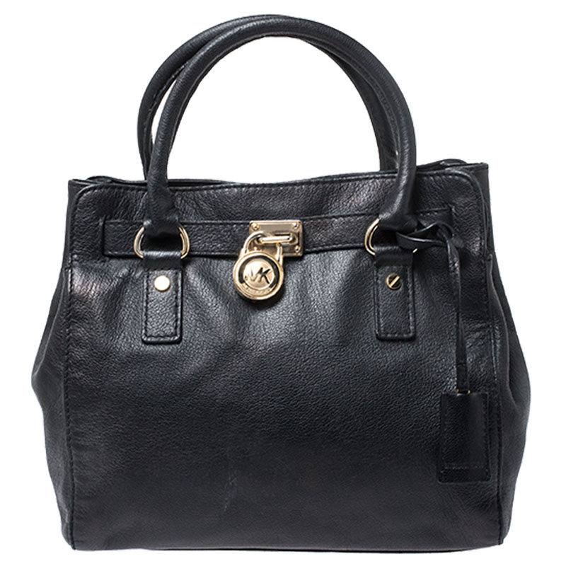 michael kors black hamilton purse