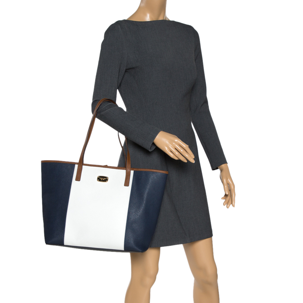 

MICHAEL Michael Kors Multicolor Leather Colorblock Travel Tote