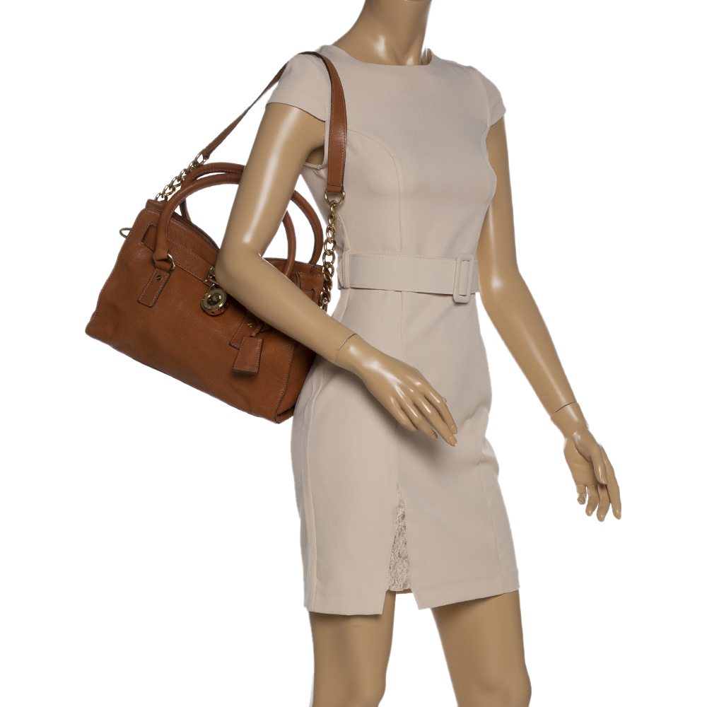 

MICHAEL Michael Kors Tan Soft Leather Hamilton East West Tote