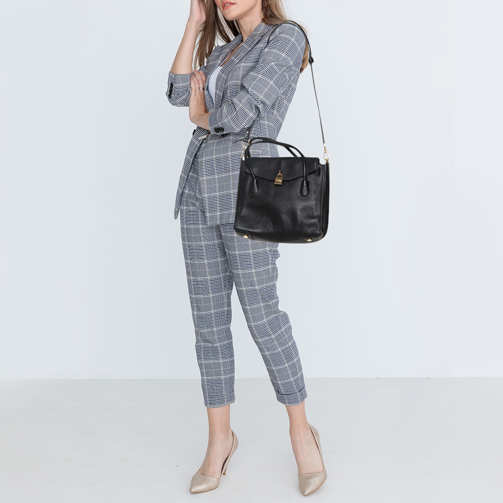 

MICHAEL Michael Kors Black Leather Large Mercer All In One Tote