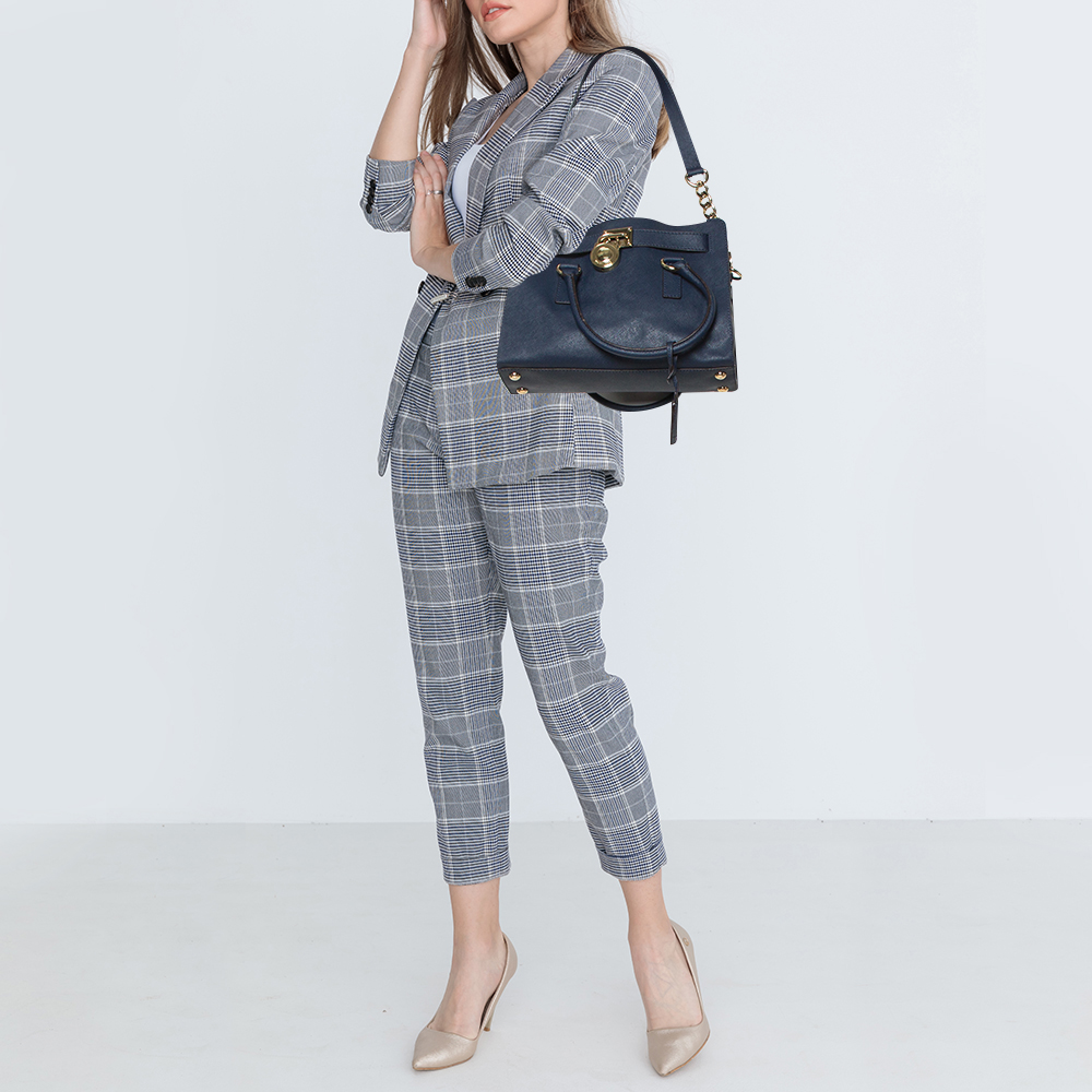 

MICHAEL Michael Kors East West Hamilton Tote, Navy blue