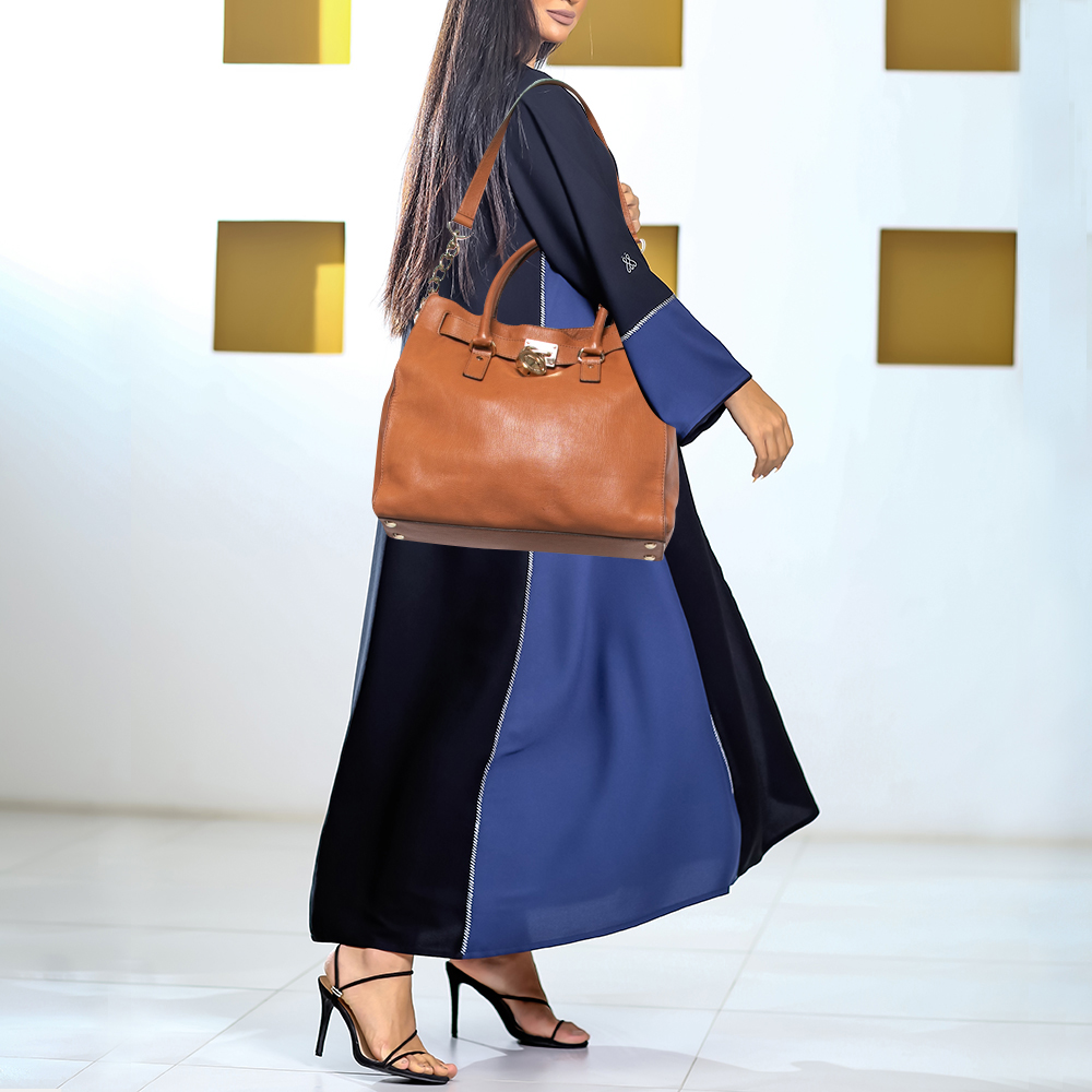 

MICHAEL Michael Kors Brown Leather Hamilton Tote