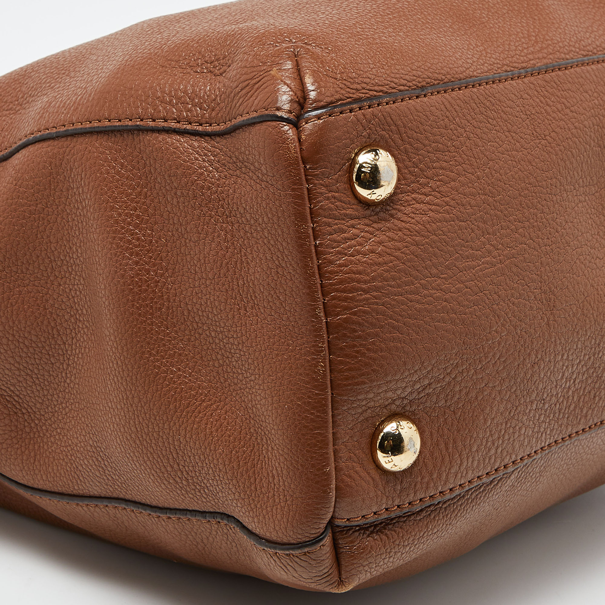 MICHAEL Michael Kors Brown Leather Chain Tote 