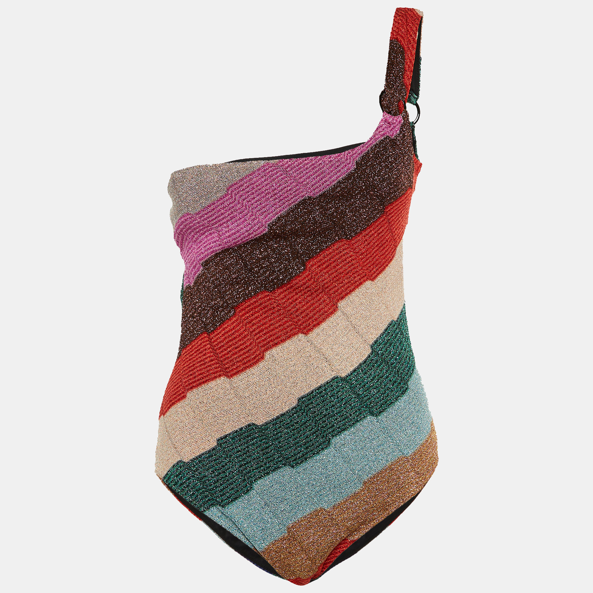 

Missoni Mare Multicolor Lurex Knit One Piece Swimsuit M