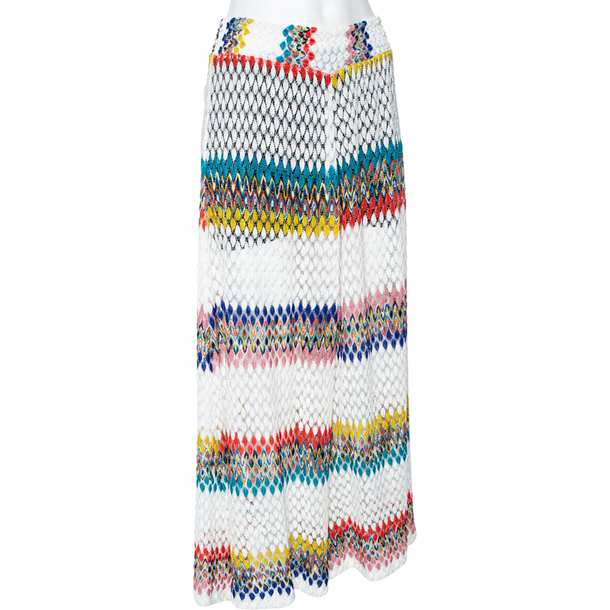 

Missoni Mare Multicolored Striped Knitted High Waisted Palazzos, Multicolor