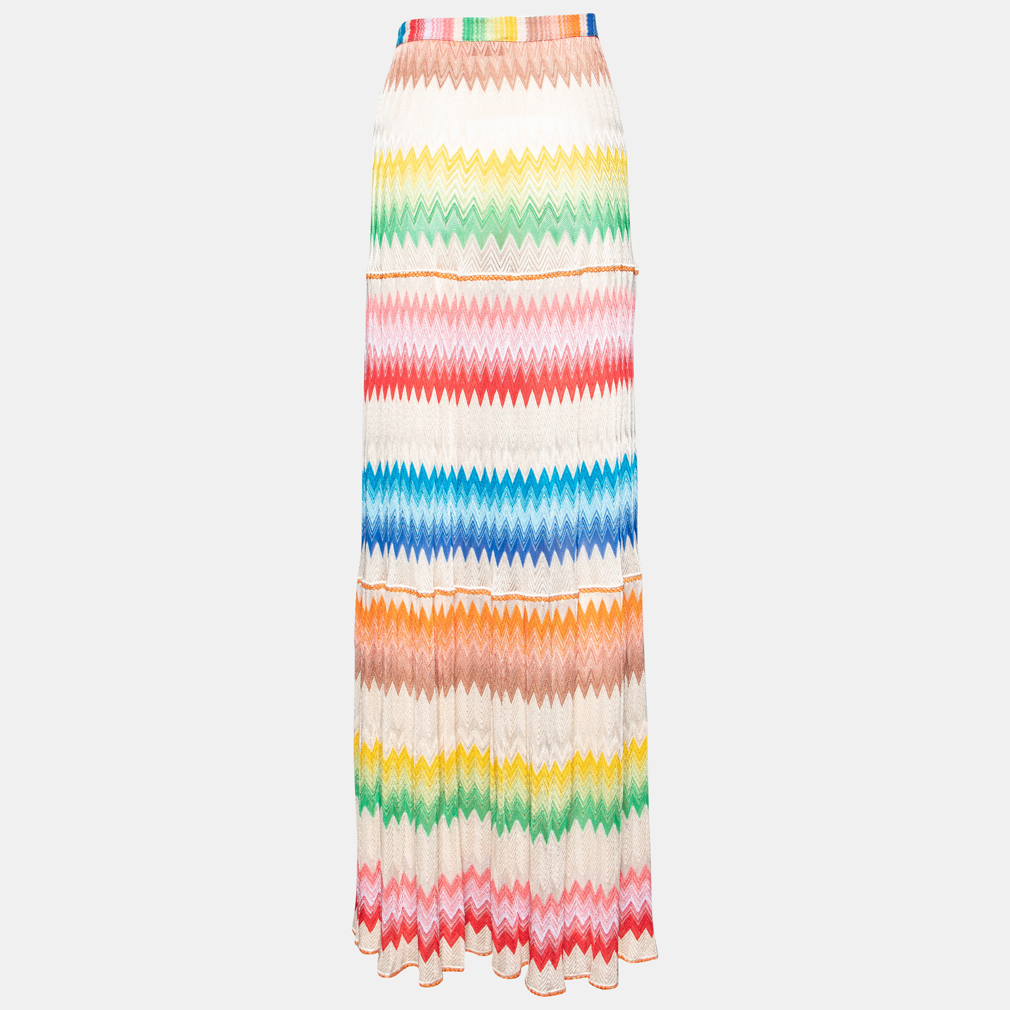 

Missoni Mare Multicolour Patterned Knit Wrap Skirt, Multicolor