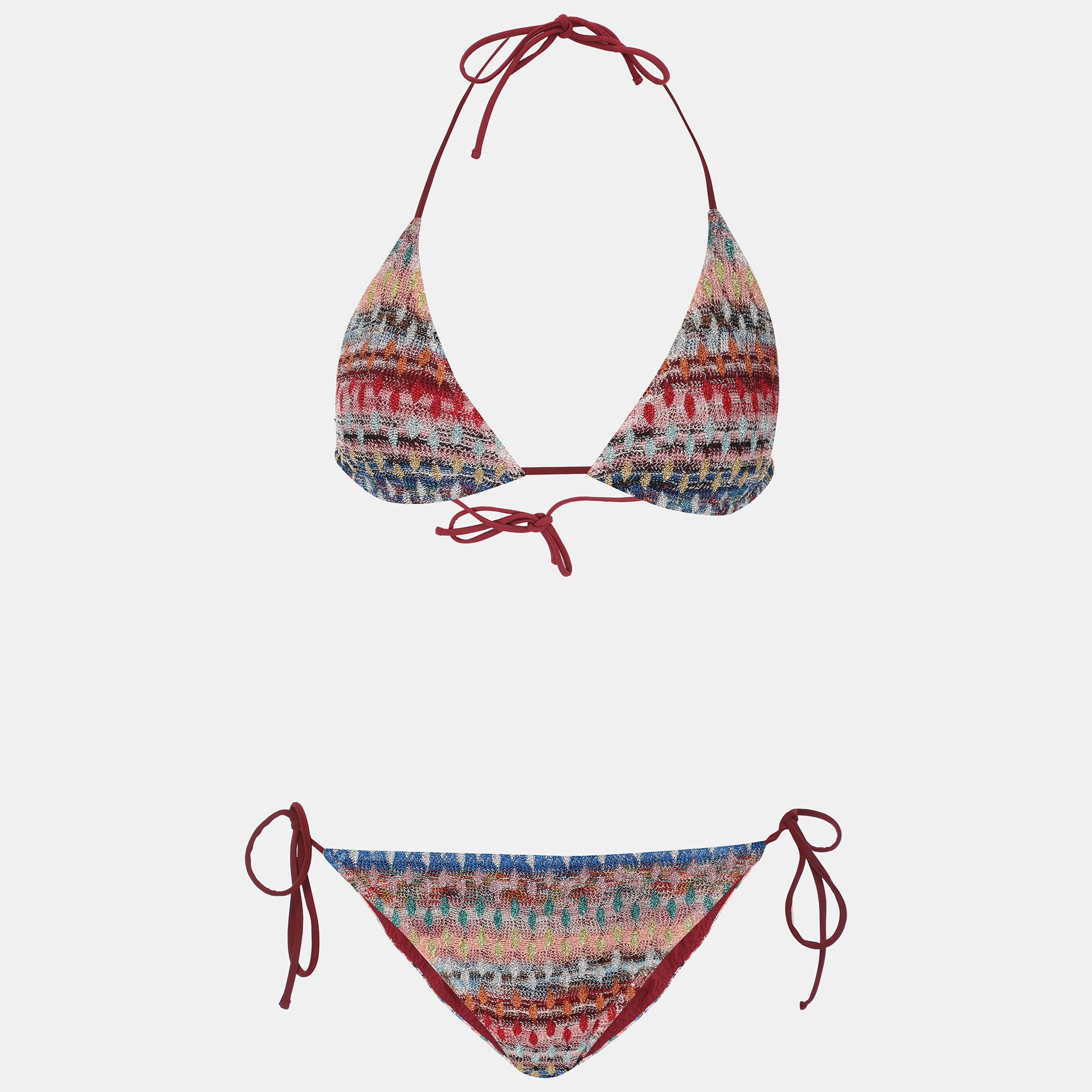 

Missoni Multicolor Lurex Knit Bikini M