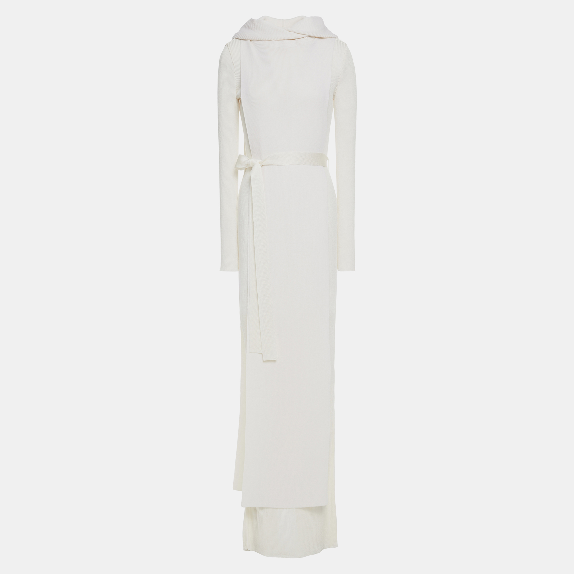 Pre-owned Missoni Viscose Maxi Dress 36 In White