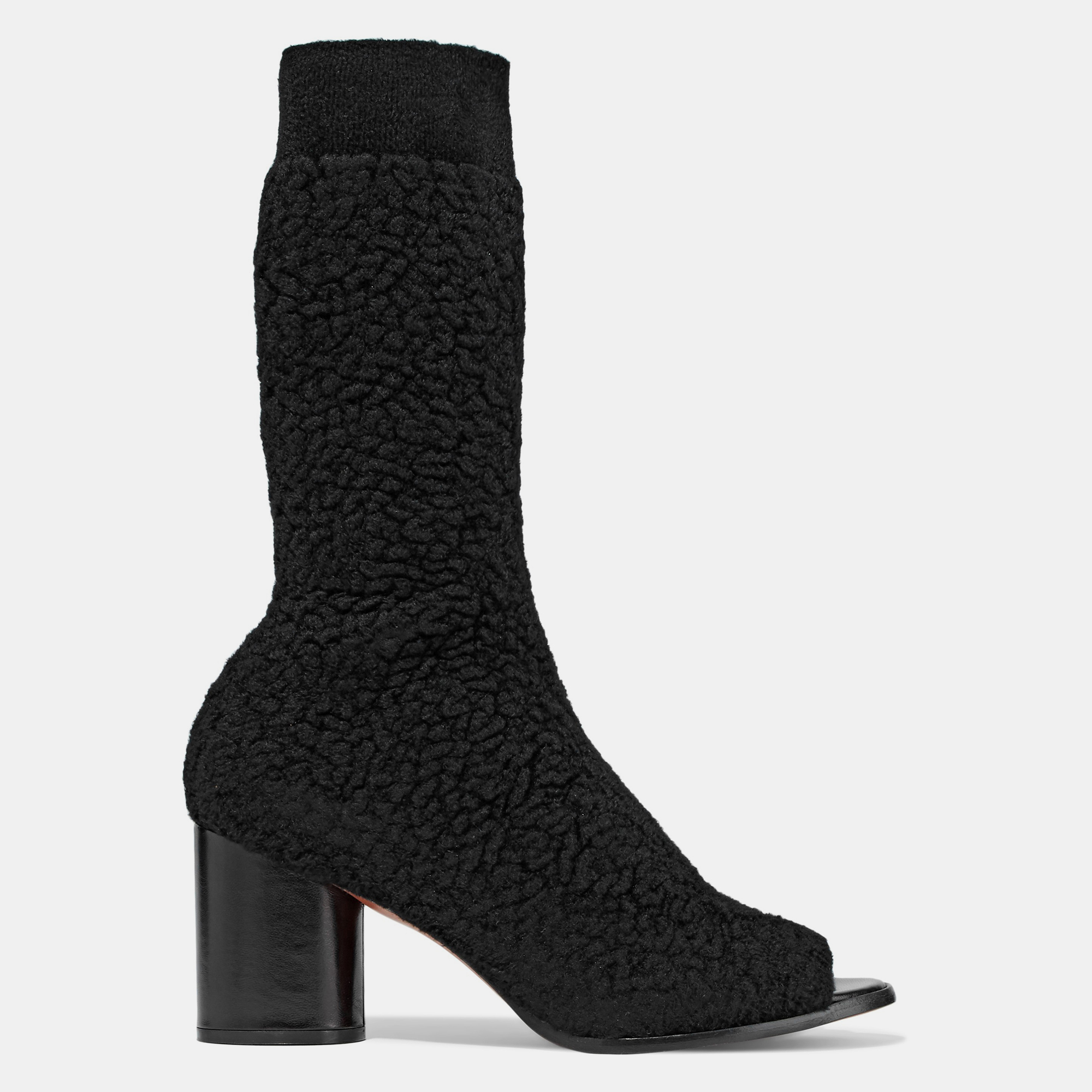 Pre-owned Missoni Knit Fabric Ankle Boots 39 In Black