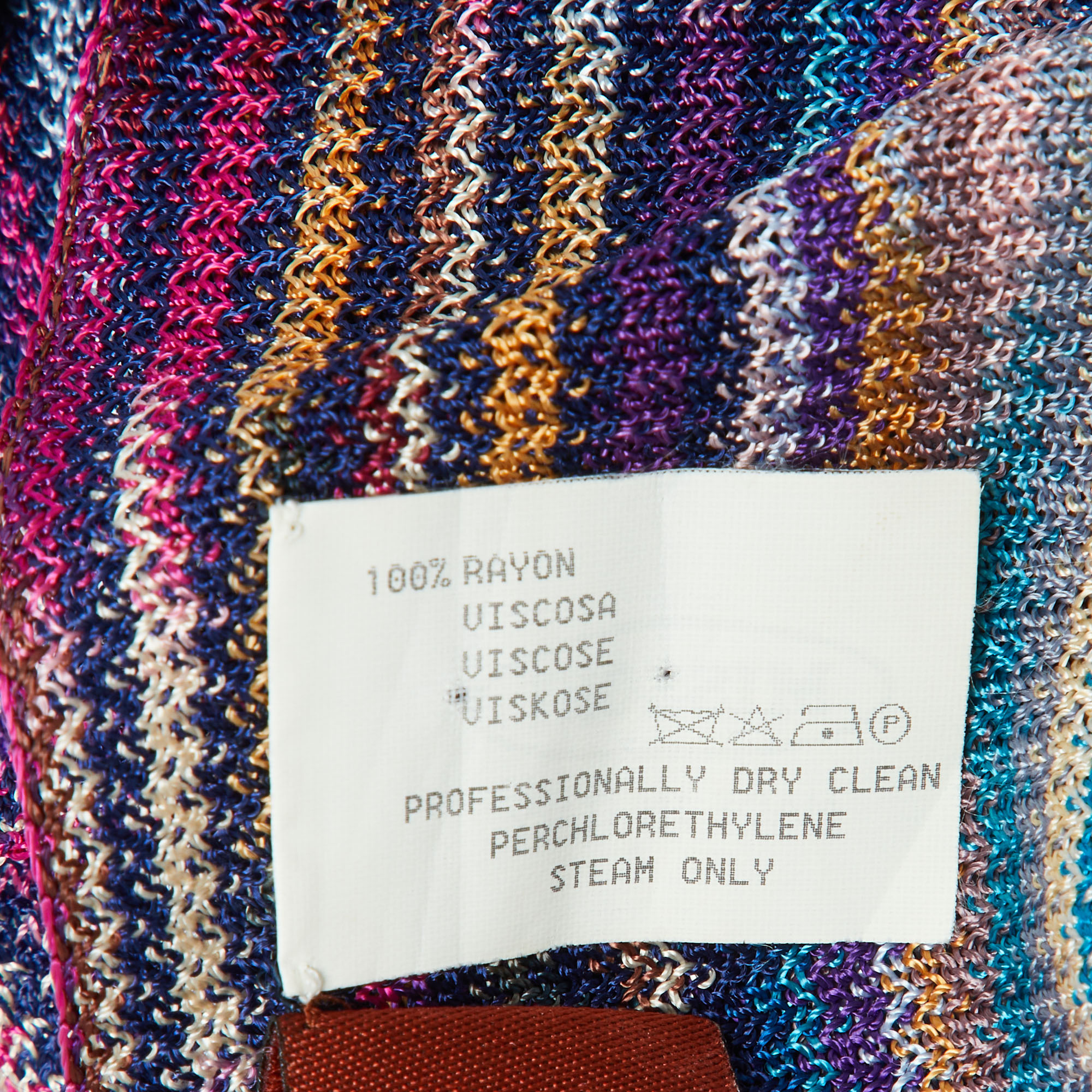 Missoni Multicolor Striped Knit Stole 