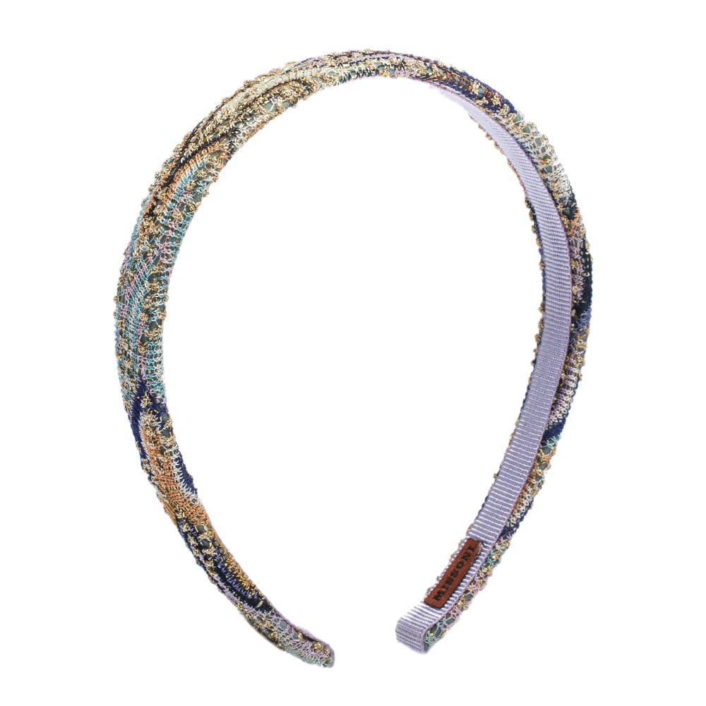 

Missoni Multicolor Fabric Blend Head Band