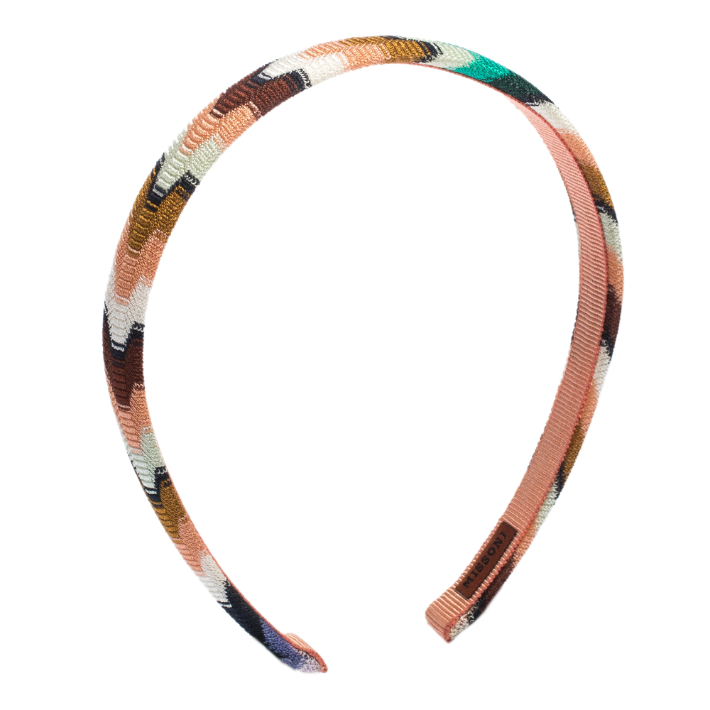 

Missoni Multicolor Fabric Blend Head Band