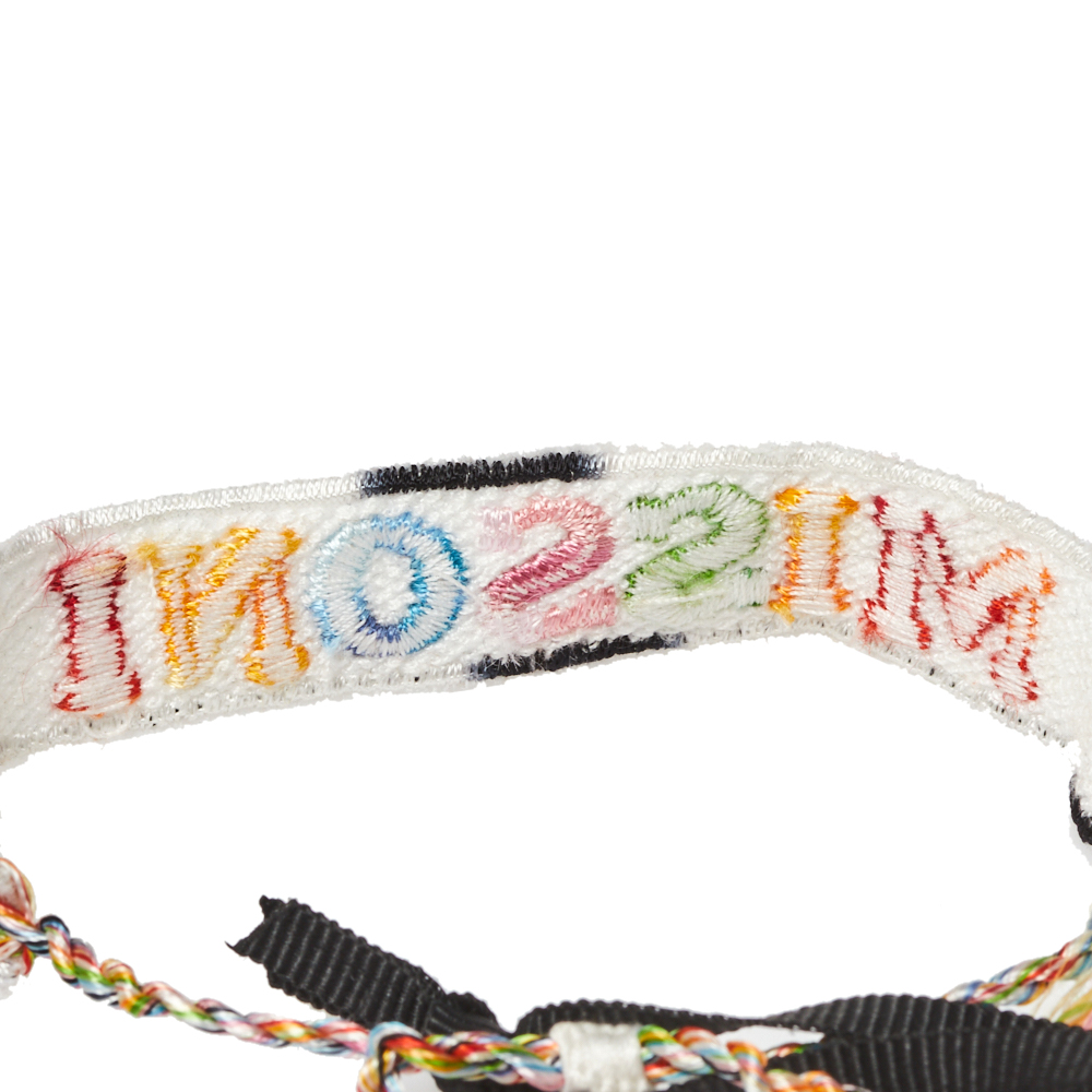 

Missoni White Canvas Logo Embroidered Friendship Bracelet