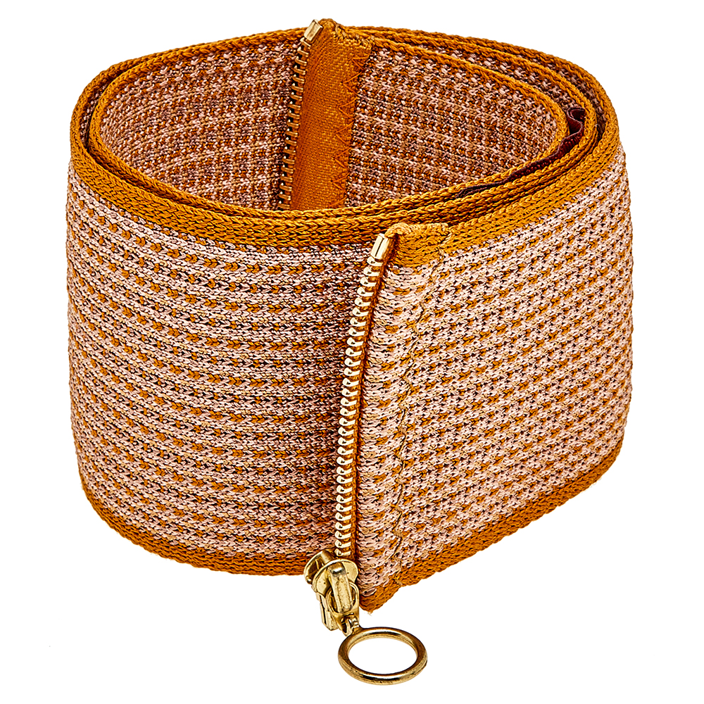 

Missoni Orange Crochet Patterned Elasticized Waist Belt