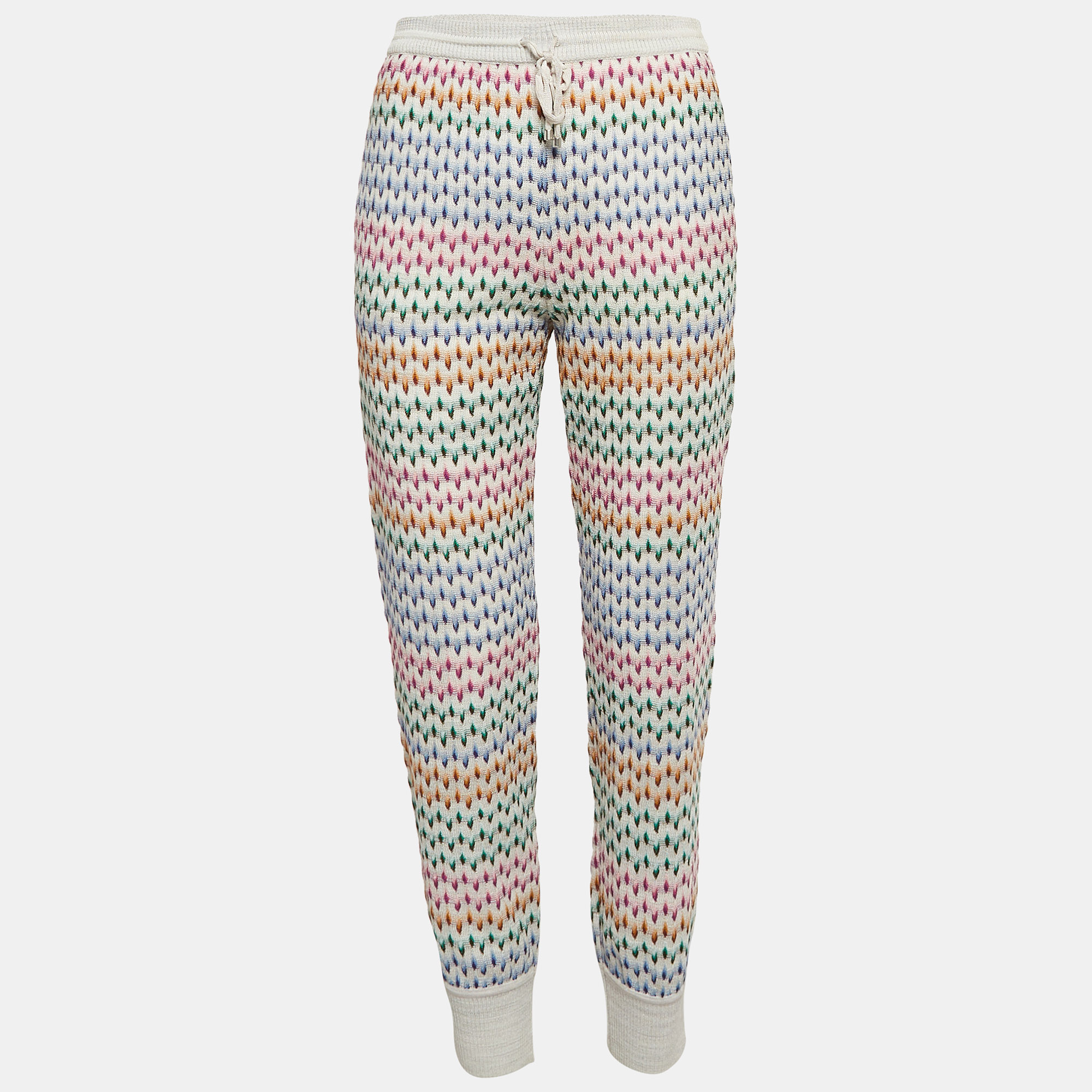 

Missoni Grey Patterned Knit Jogger Pants S