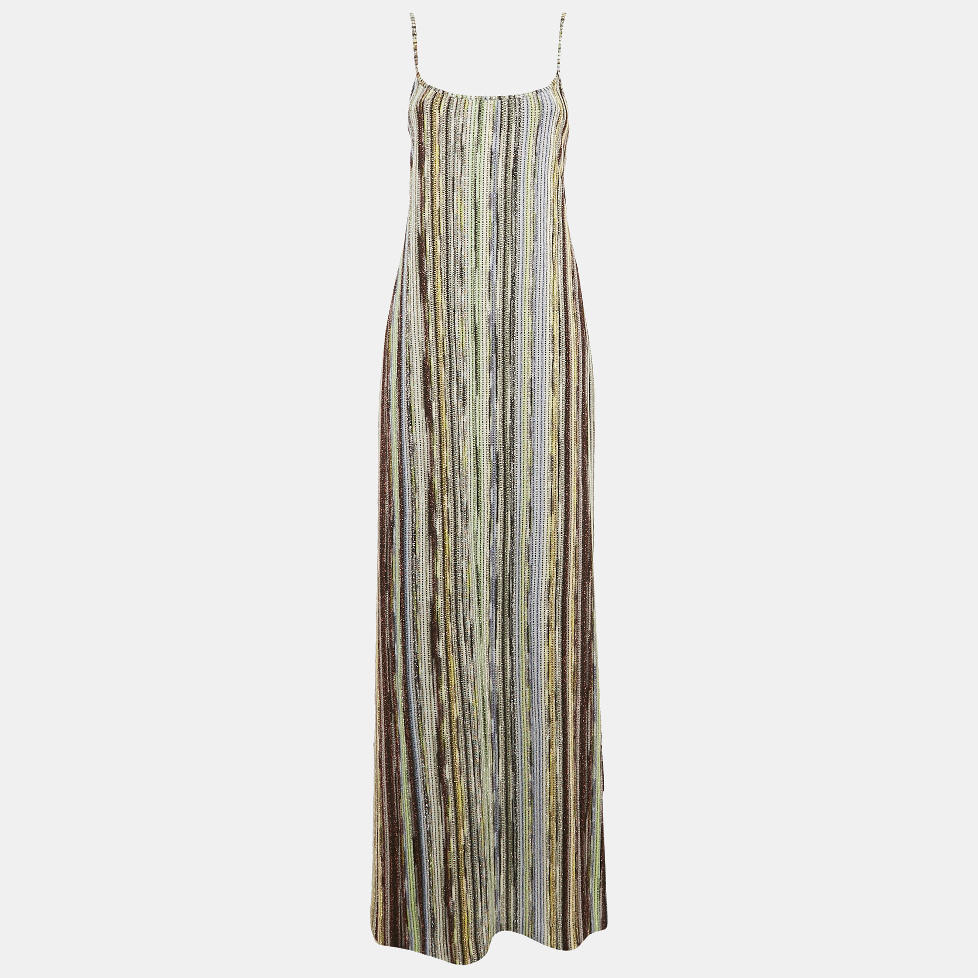 

Missoni Multicolor Patterned Lurex Knit Maxi Dress L