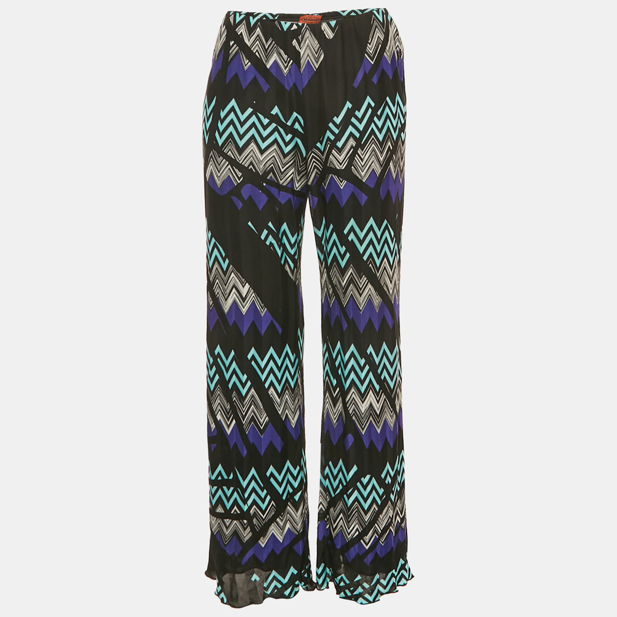 

Missoni Multicolor Patterned Knit Parallel Pants M