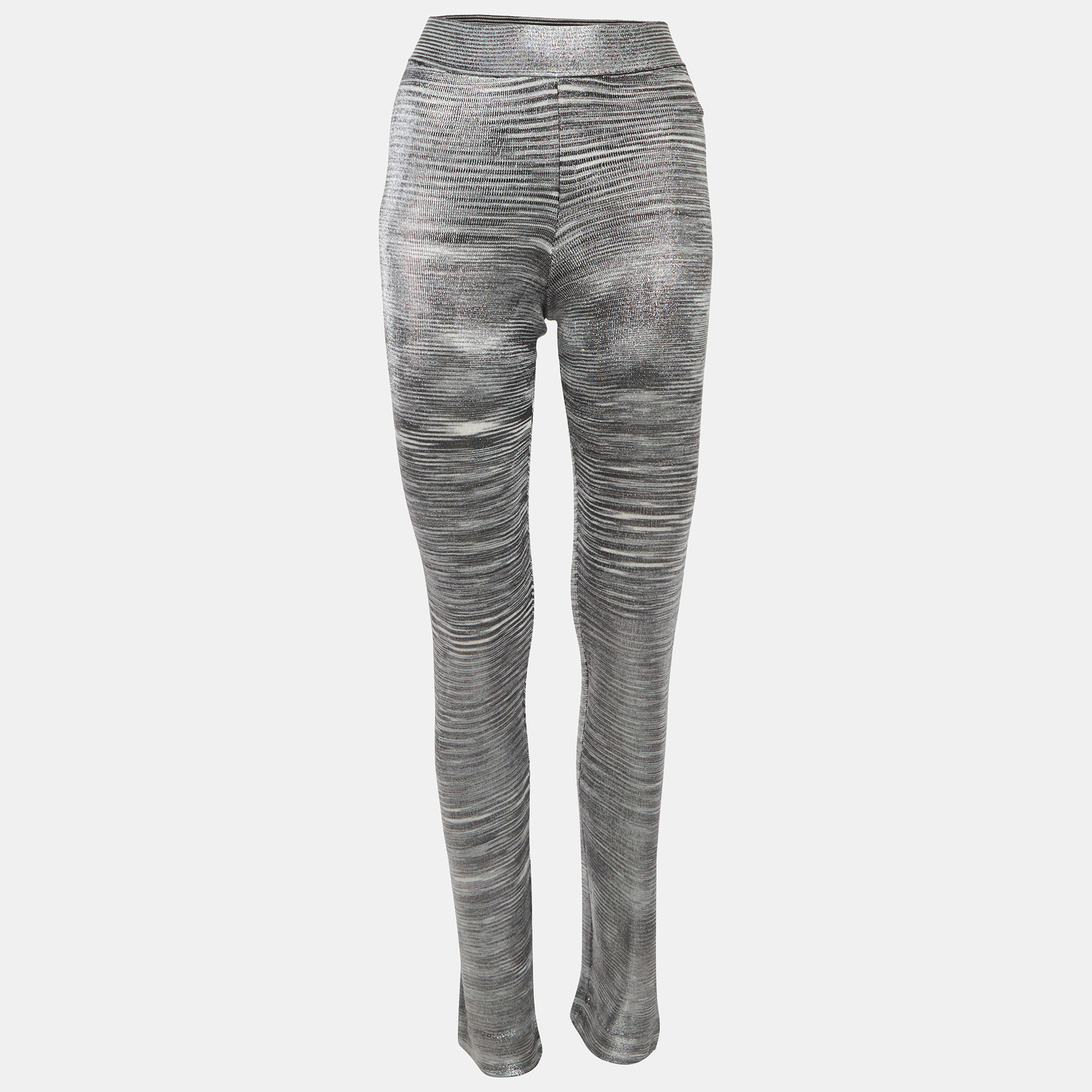 

Missoni Silver Jersey Straight Pants S