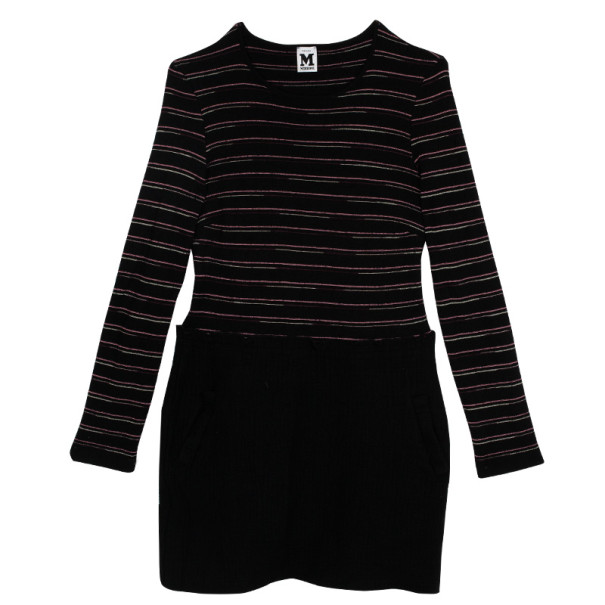 Pre Owned Missoni Straight Knitted Wool Dress L